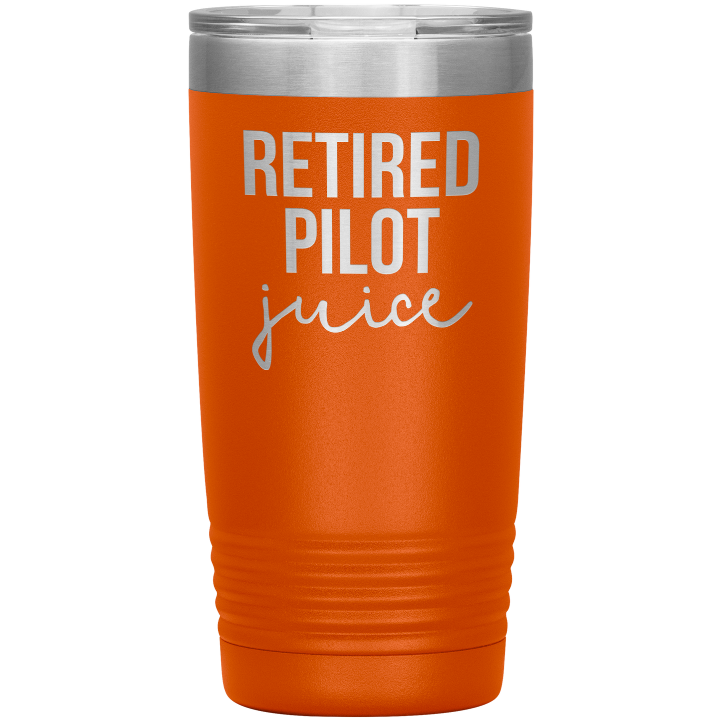 Retired Pilot Retirement Tumbler, Retired Pilot Retirement Gifts, Travel Coffee Mug, Birthday Gifts for Men and Women