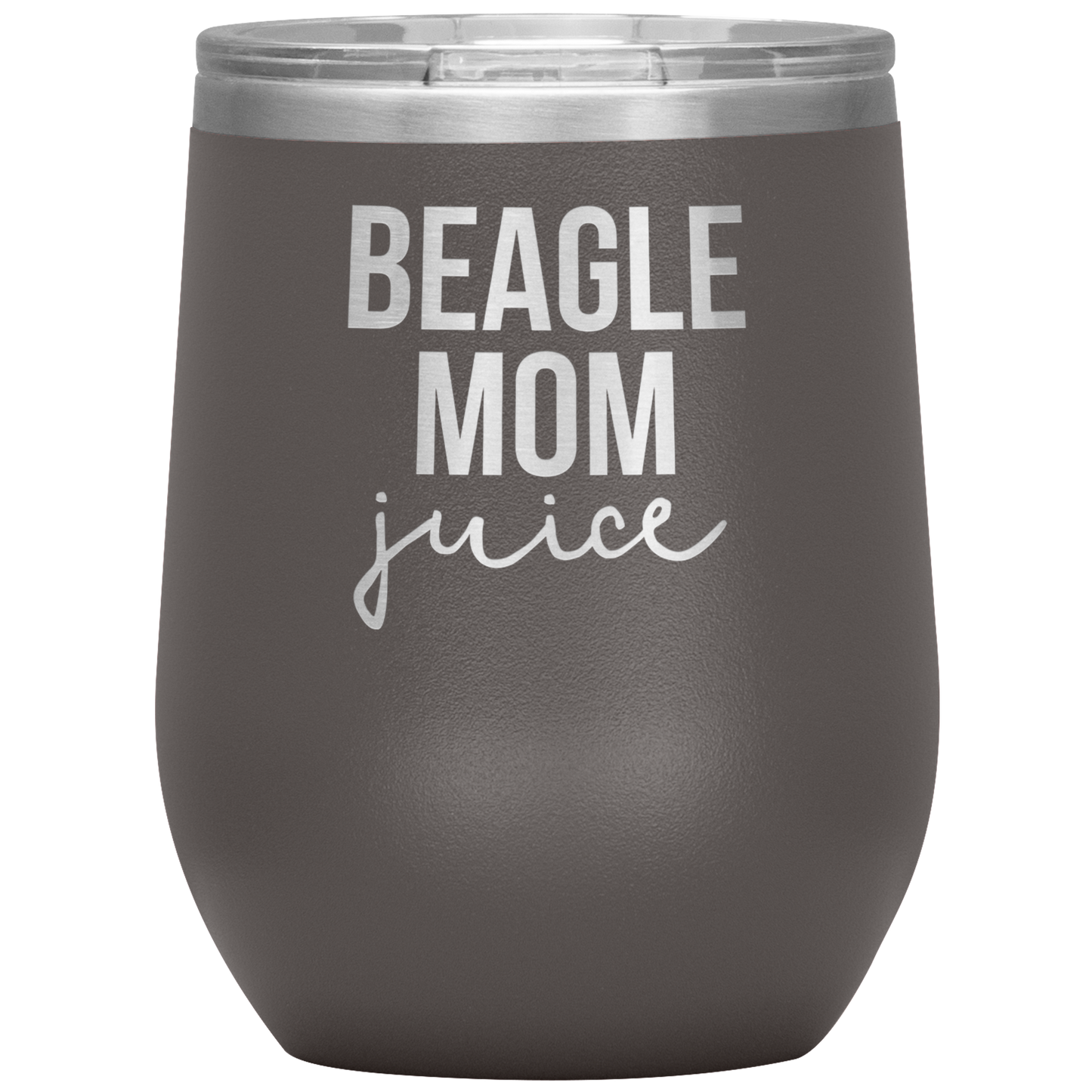 Beagle Mom Wine Tumbler, Beagle Mom Gifts, Travel Wine Cup, Cadeaux d’anniversaire pour hommes et femmes