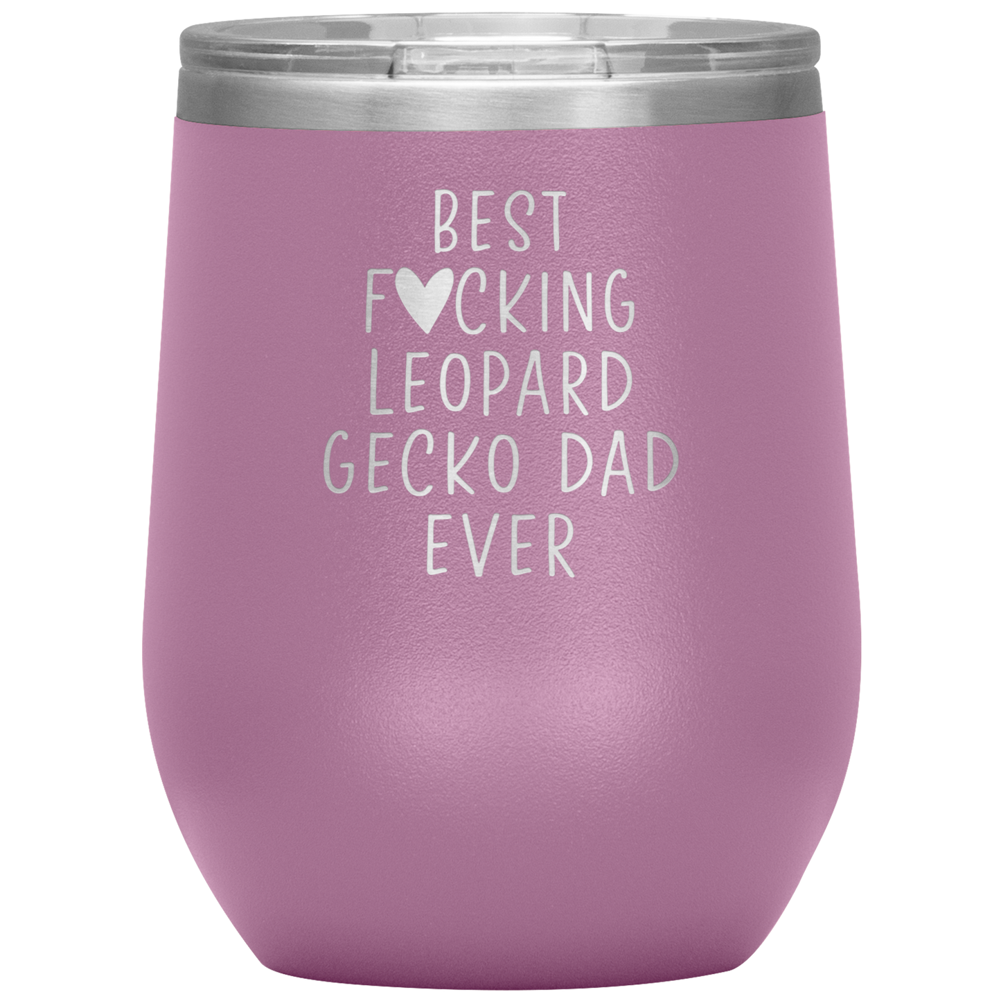 Leopard Gecko Dad Wine Tumbler, Leopard Gecko Dad Gifts, Travel Wine Cup, Birthday Gifts for Men and Women