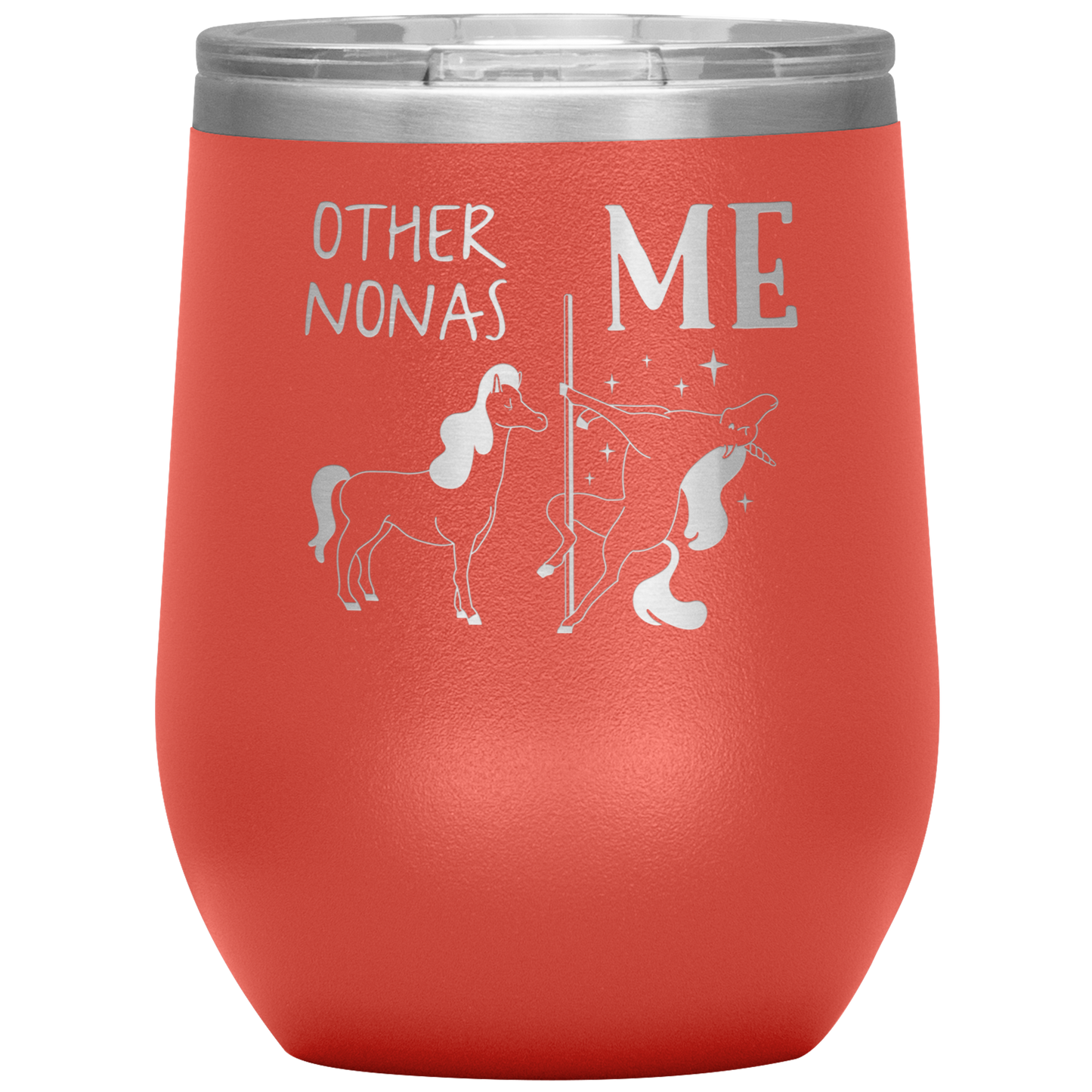 Nona Wine Tumbler, Nona Gifts, Travel Wine Cup, Birthday Gifts for Men and Women