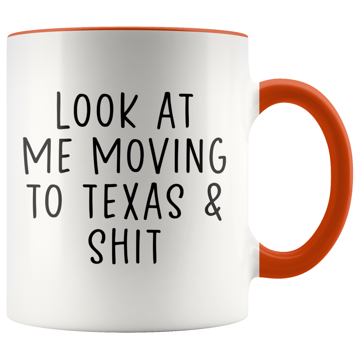 Moving to Texas Gifts, Colorado Coffee Mug, Two Tone Accent Cup, Birthday Gift for Men and Women