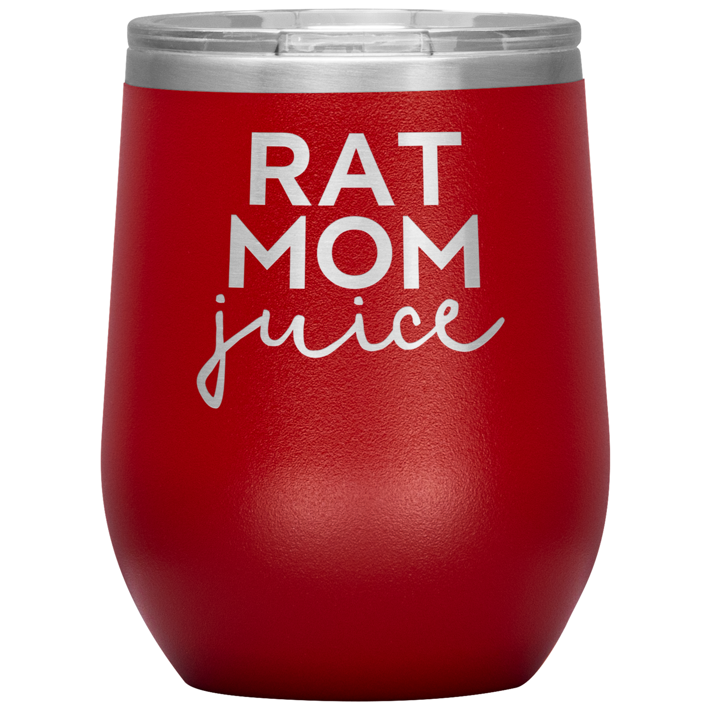 Rat Mom Wine Tumbler, Rat Mom Gifts, Rat Mom Wine Cup, presentes de aniversário para Homens e Mulheres