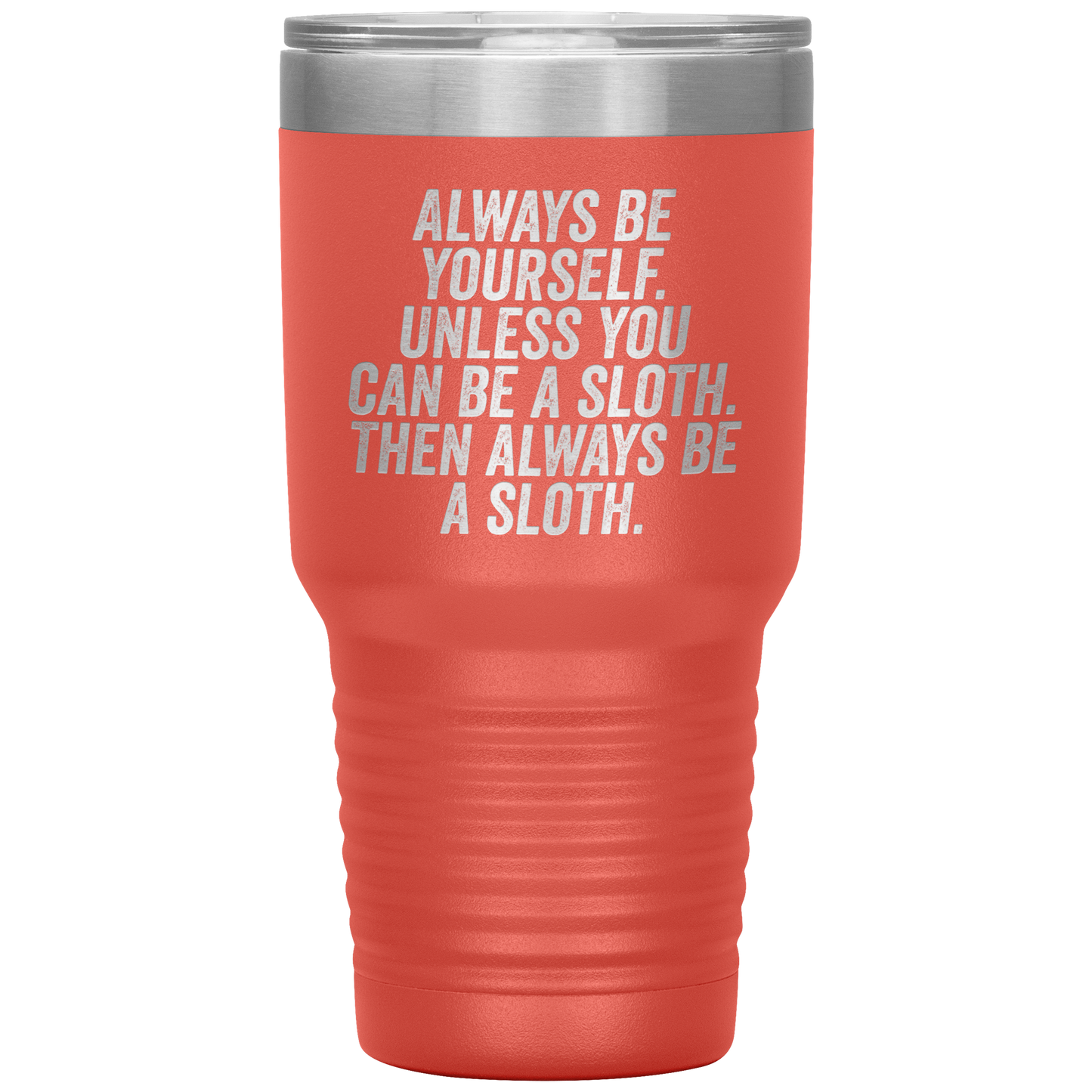 Sloth Tumbler, Sloth Gifts, Travel Coffee Mug, Birthday Gifts for Men and Women