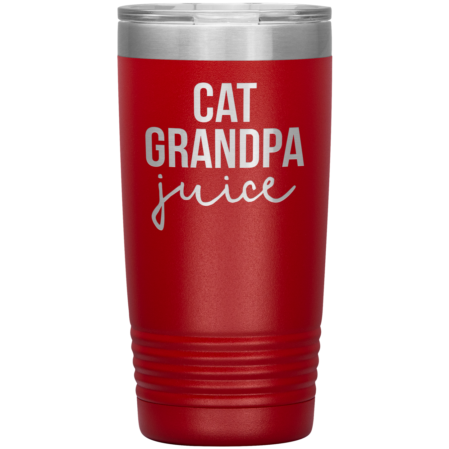 Cat Grandpa Tumbler, Cat Grandpa Gifts, Travel Coffee Mug, Birthday Gifts for Men and Women