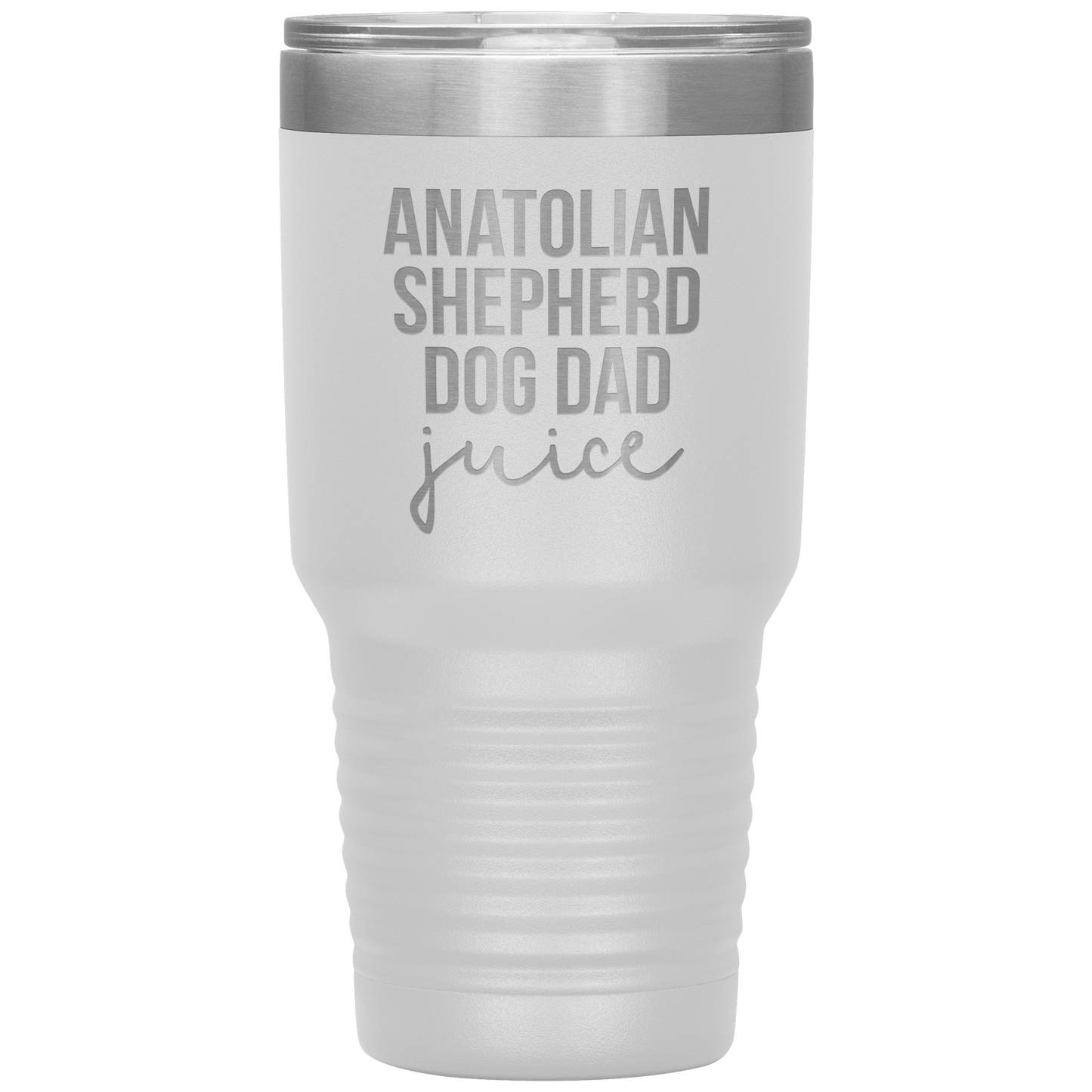 Anatolian Shepherd Dog Dad Tumbler, Funny Travel Coffee Mug, Birthday Gifts for Men and Women