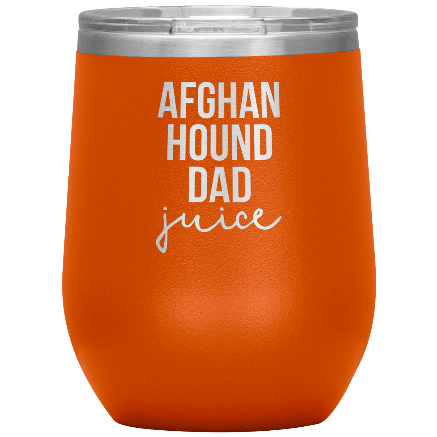 Afghan Hound Dad Wine Tumbler, Funny Travel Wine Cup, Birthday Gifts for Men and Women