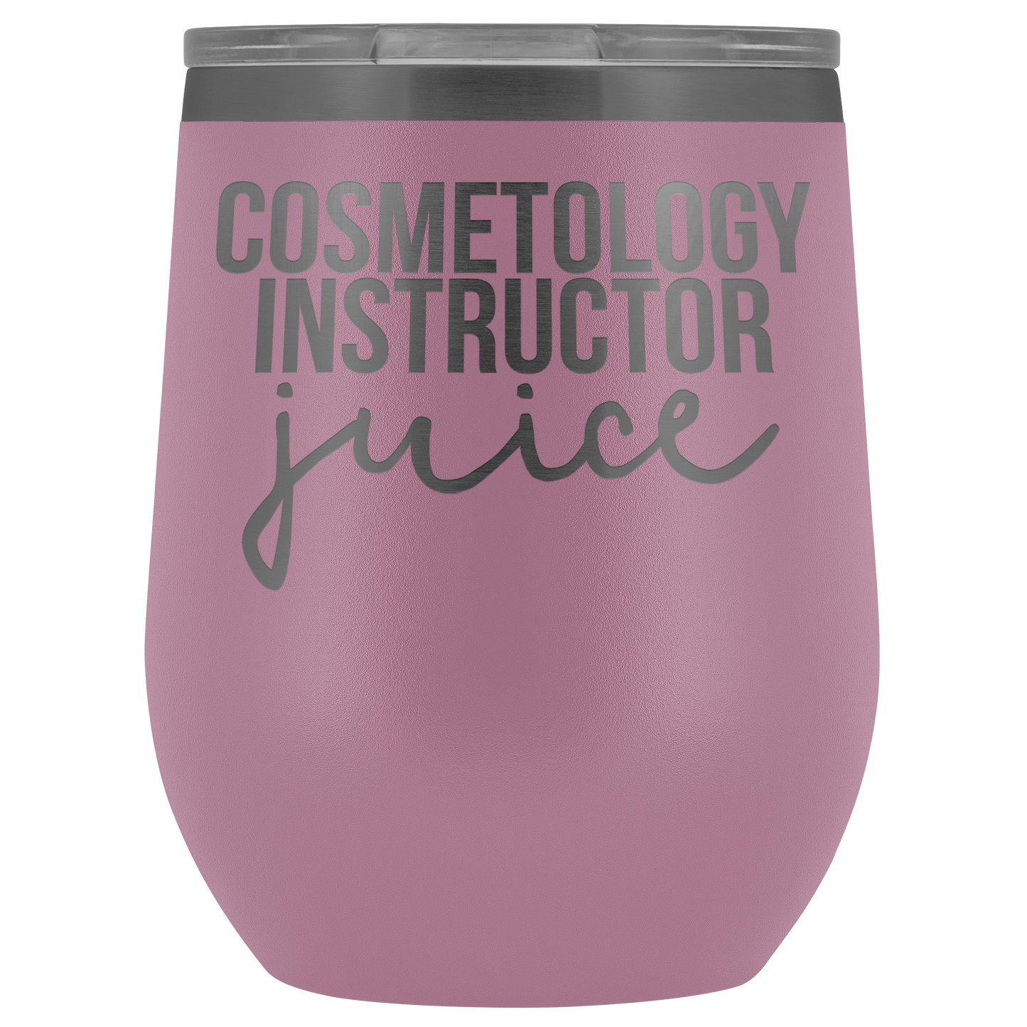 Cosmetology Instructor Gifts, Cosmetology Instructor Wine Tumbler, Cup, Funny Birthday Gifts for Men and Women