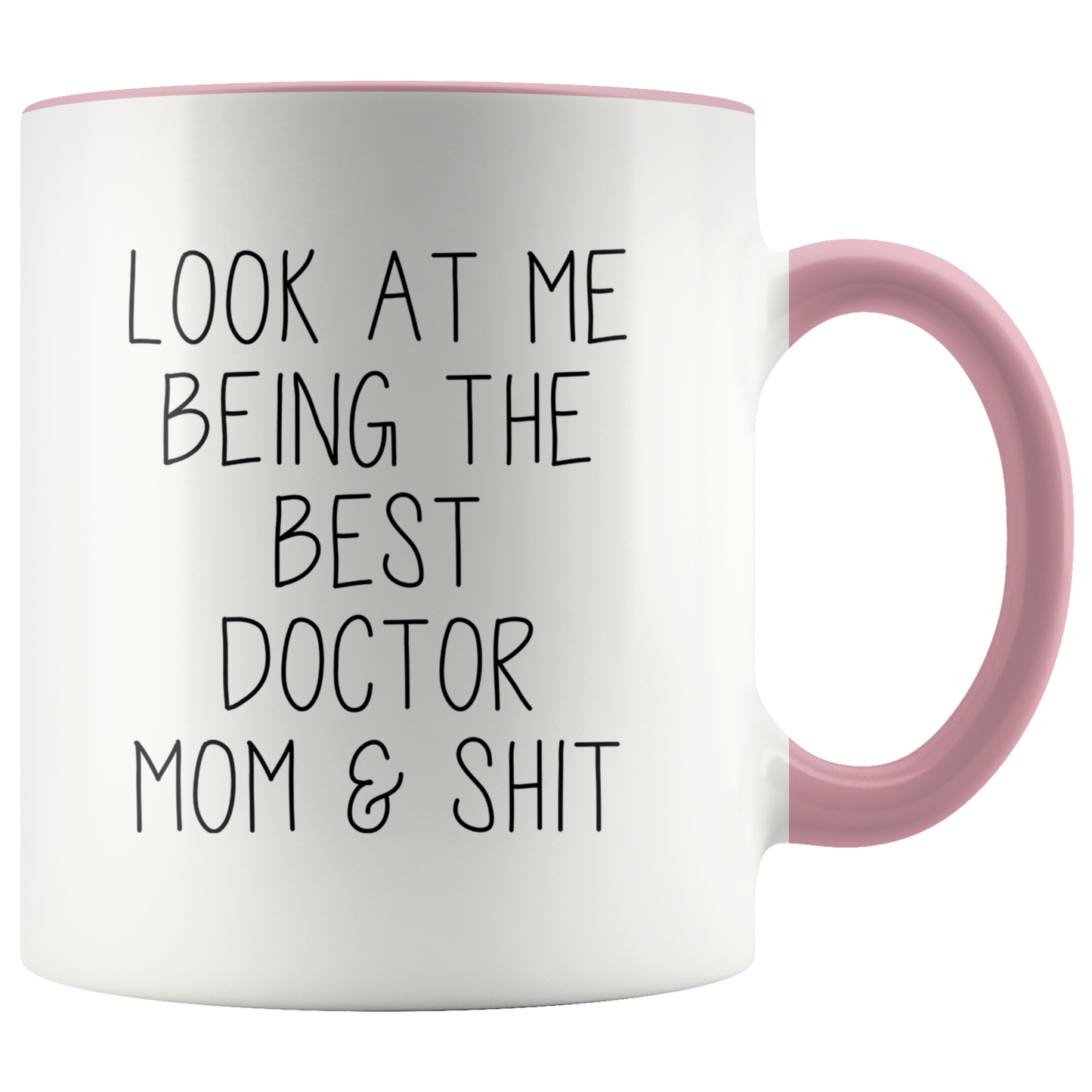 Doctor Mom Gift for Wife, Doctor Mom Gifts, Accent Coffee Mug, Birthday Gifts for Men and Women