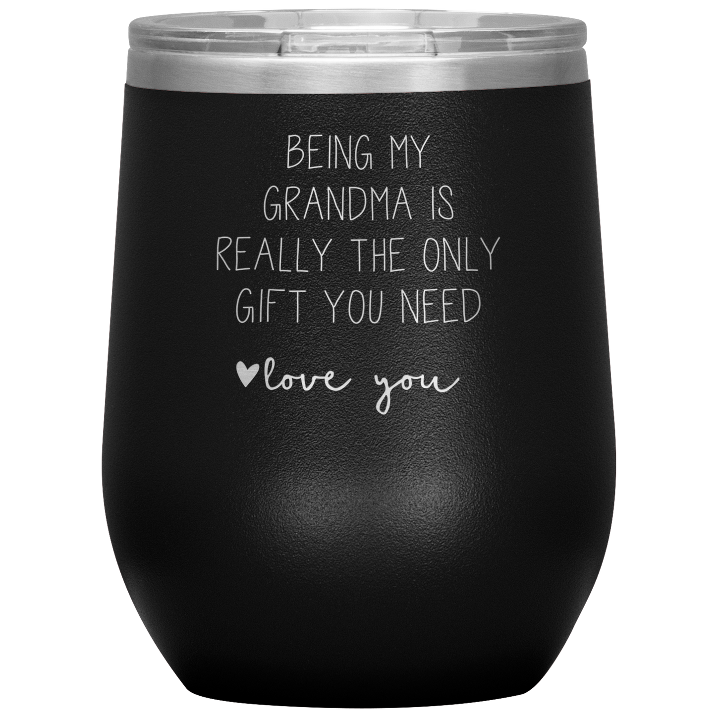 Grandma Wine Tumbler, Grandma Gifts, Travel Wine Cup, Birthday Gifts for Men and Women