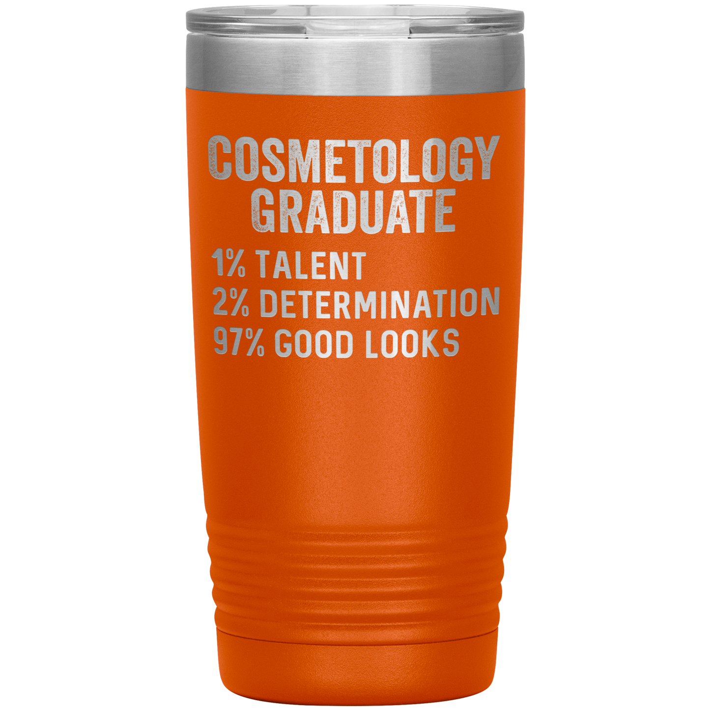 Cosmetology Graduate Tumbler, Funny Cosmetologist Graduation Travel Coffee Mug, Birthday Gifts for Men and Women