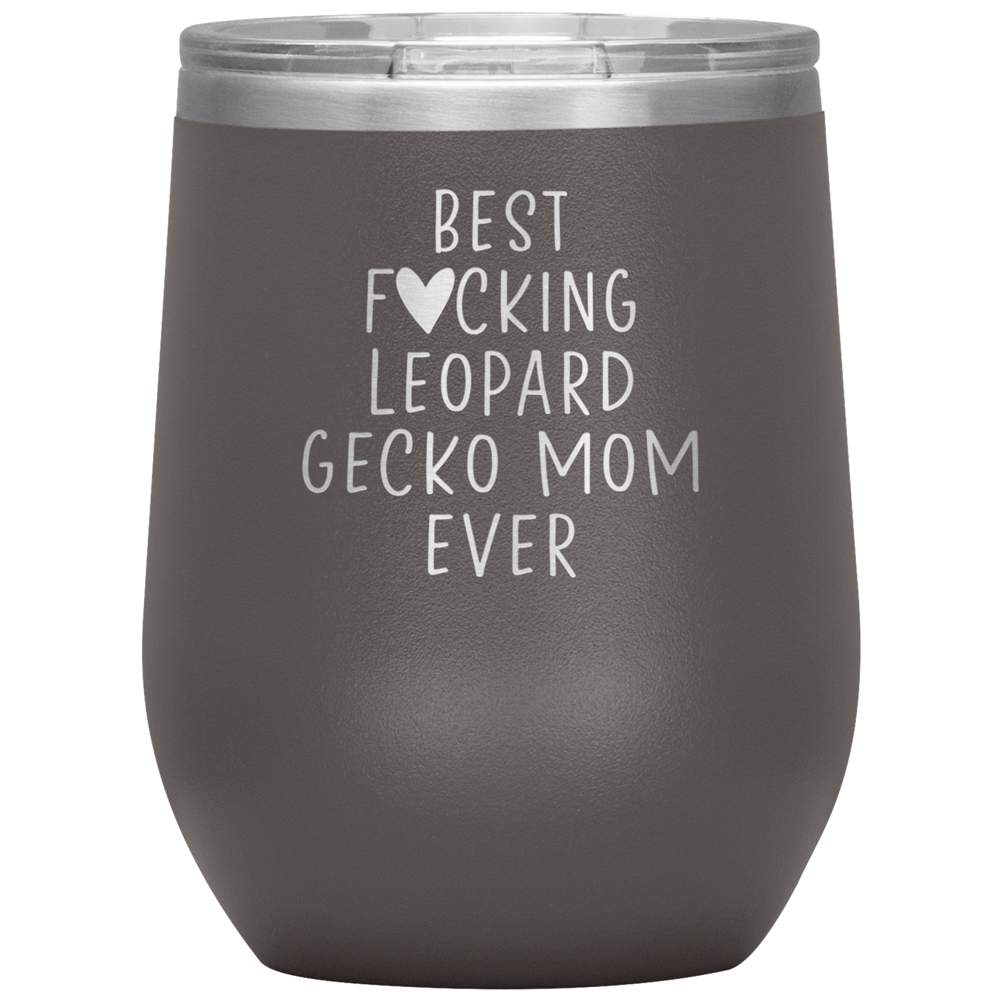 Leopard Gecko Mom Wine Tumbler, Leopard Gecko Mom Gifts, Travel Wine Cup, Birthday Gifts for Men and Women