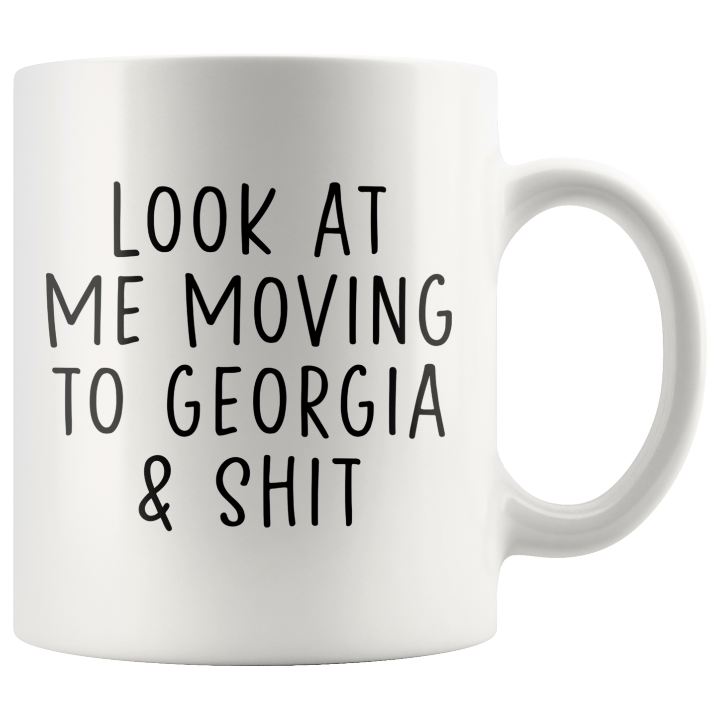 Moving to Georgia Gifts, Colorado Coffee Mug, Two Tone Accent Cup, Birthday Gift for Men and Women