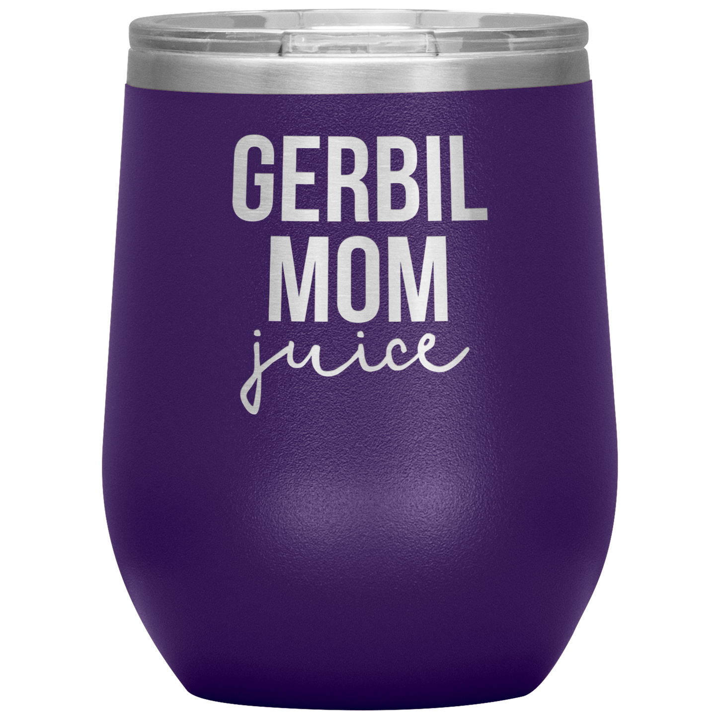 Gerbil Mom Wine Tumbler, Gerbil Mom Gifts, Travel Wine Cup, Birthday Gifts for Men and Women