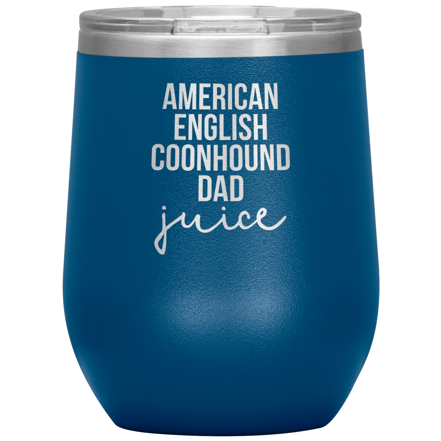 American English Coonhound Dad Wine Tumbler, Funny Travel Wine Cup, Birthday Gifts for Men and Women