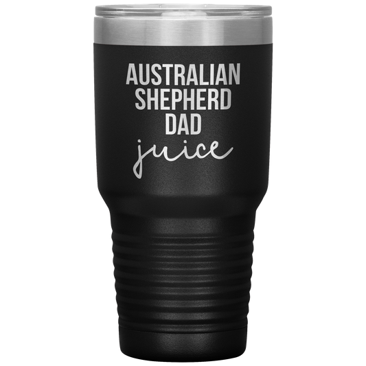 Australian Shepherd Dad Tumbler, Australian Shepherd Dad Gifts, Travel Coffee Mug, Birthday Gifts for Men and Women