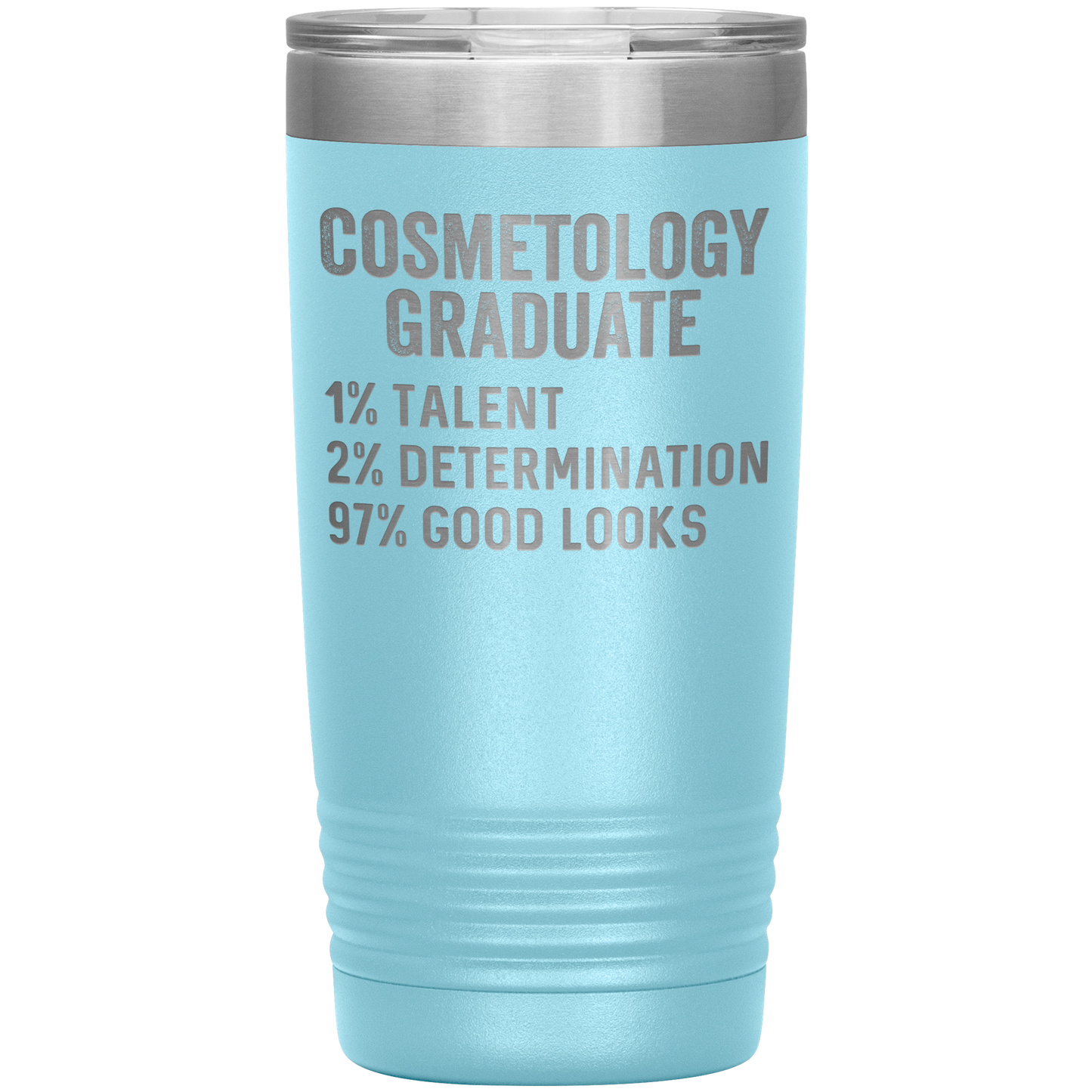 Cosmetology Graduate Tumbler, Funny Cosmetologist Graduation Travel Coffee Mug, Birthday Gifts for Men and Women