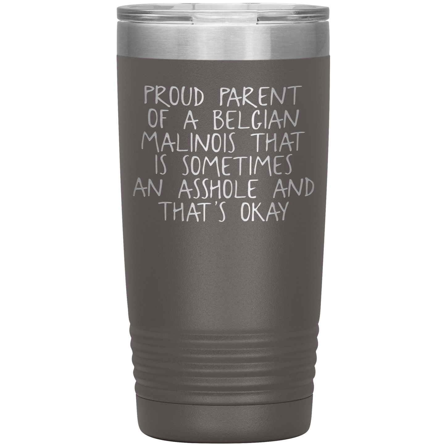 Tumbler malinois belge, cadeaux malinois belges, tasse de café malinois belge, cadeaux d’anniversaire pour hommes et femmes