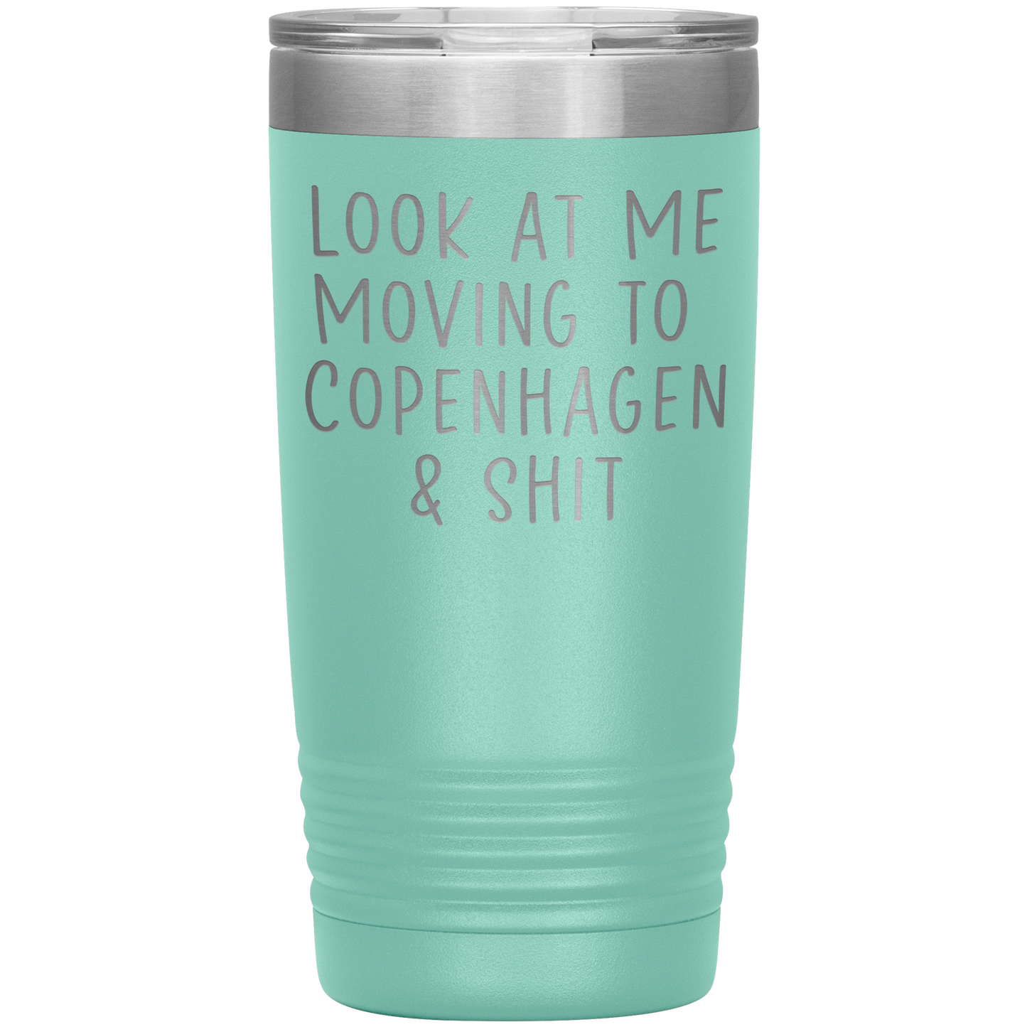 Moving to Copenhagen Denmark Tumbler, Funny Moving Away Travel Coffee Mug, Birthday Gifts for Men and Women