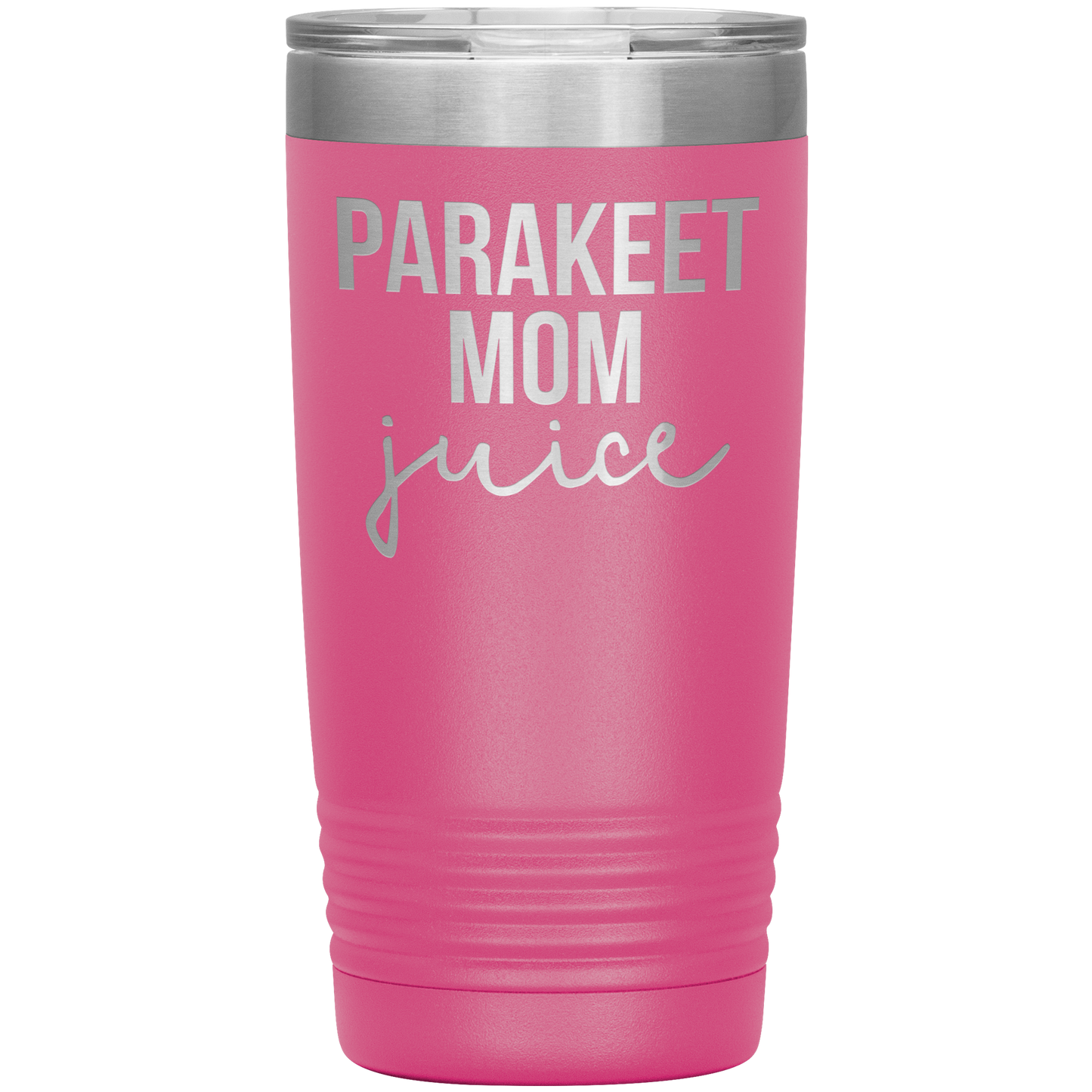 Parakeet Mom Tumbler, Parakeet Mom Gifts, Travel Coffee Mug, Birthday Gifts for Men and Women