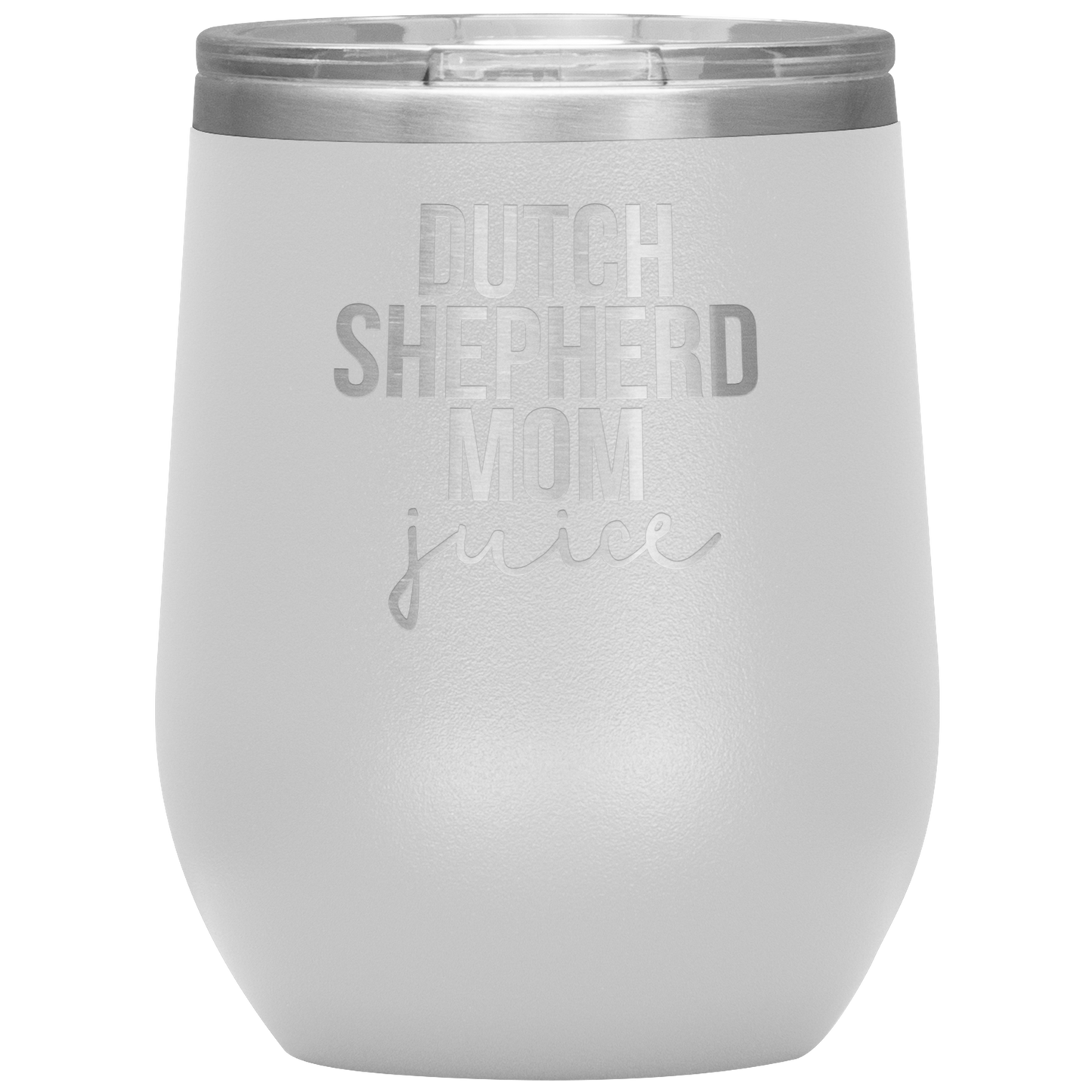 Dutch Shepherd Mom Gifts, Dutch Shepherd Mom Wine Glass, Wine Tumbler, Birthday Gifts for Men and Women