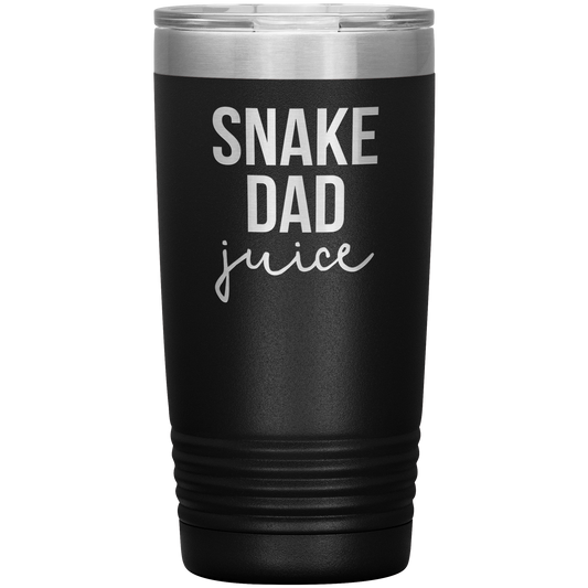 Snake Dad Tumbler, Snake Dad Cadeaux, Travel Coffee Mug, Cadeaux d’anniversaire pour les hommes et les femmes