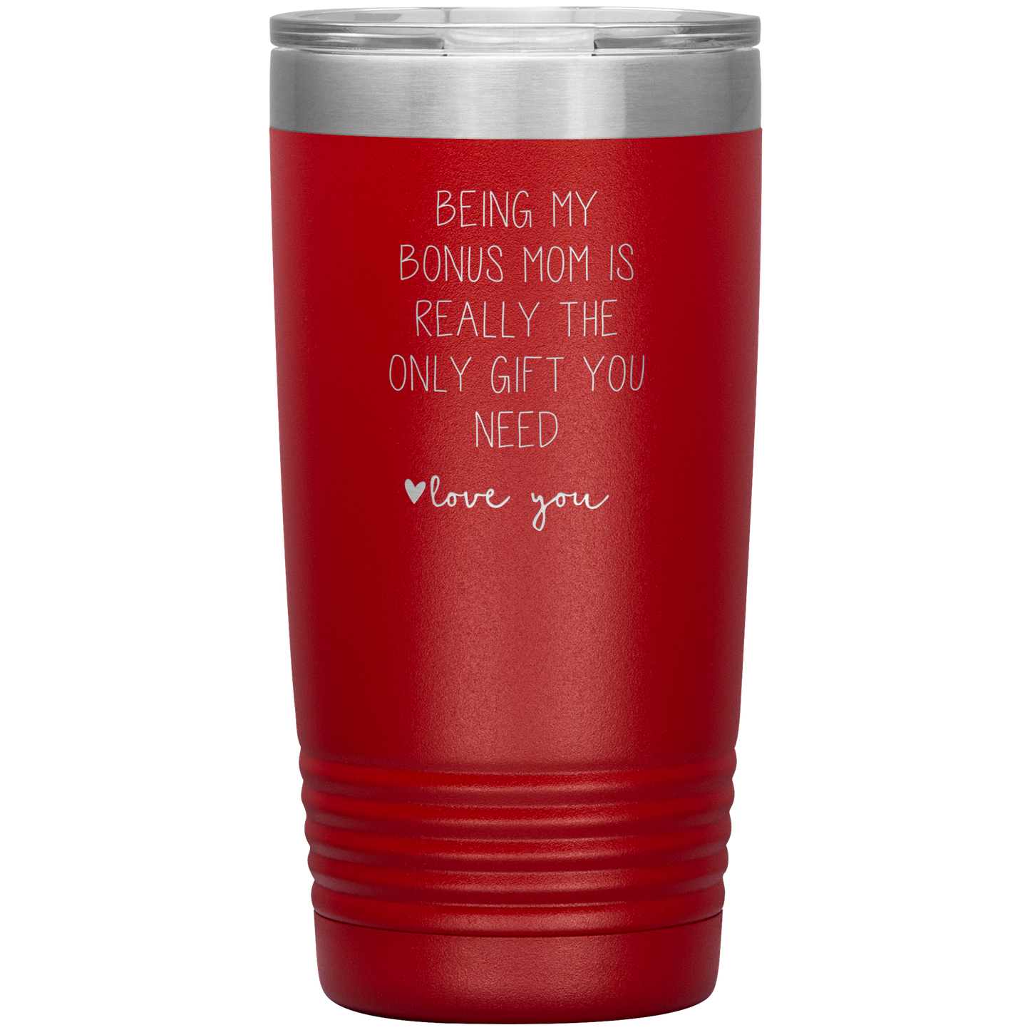 Bonus Mom Tumbler, Bonus Mom Gifts, Travel Coffee Mug, Birthday Gifts for Men and Women