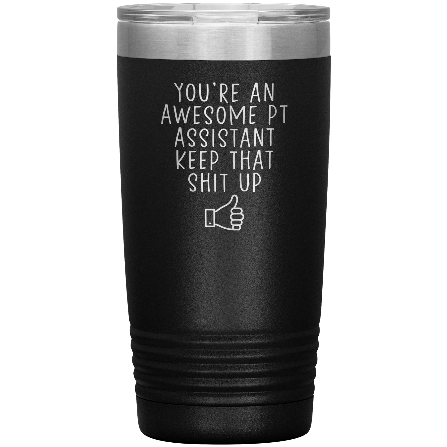 PT Assistente Tumbler, PT Assistente Presentes, Travel Coffee Mug, Birthday Gifts para Homens e Mulheres