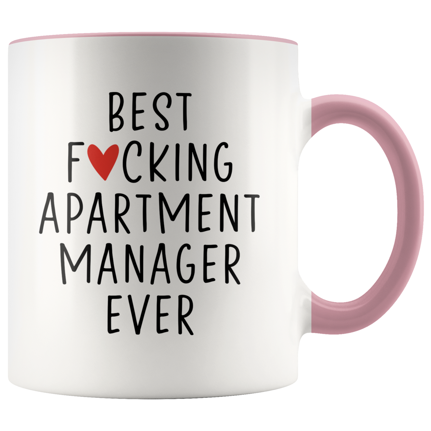 Apartment manager Gifts, Coffee Mug, Two Tone Accent Cup, Birthday Gift for Men and Women