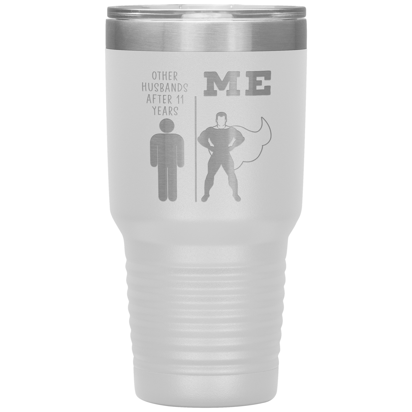 11th Anniversary Gifts for Husband, 11 Year Anniversary Gifts for Men, Tumbler Mug