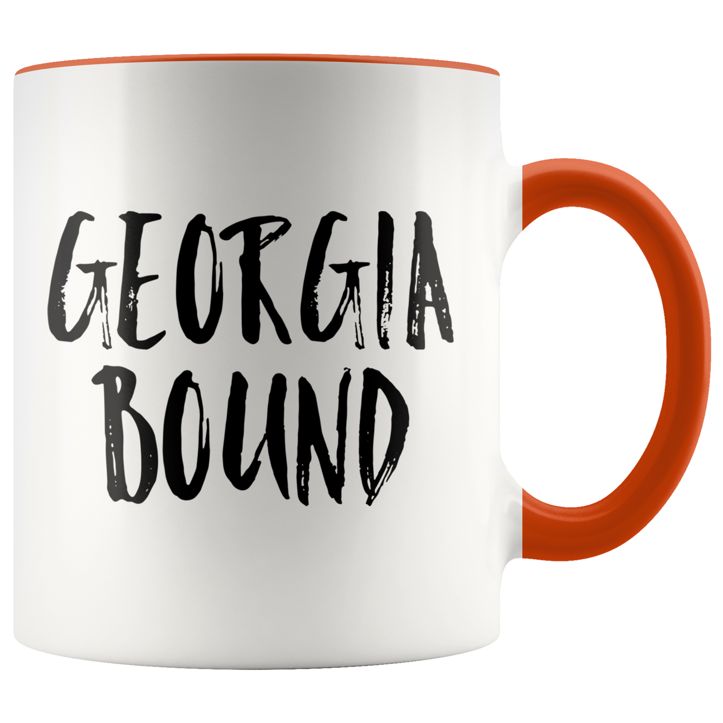 Moving to Georgia Gifts, Moving Away Coffee Mug, Two Tone Accent Cup, Birthday Gift for Men and Women