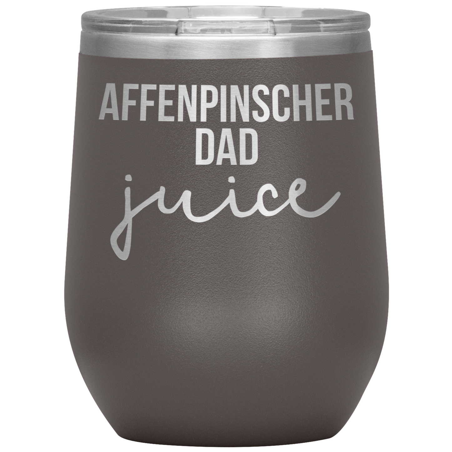 Affenpinscher Dad Wine Tumbler, Funny Travel Wine Cup, Birthday Gifts for Men and Women