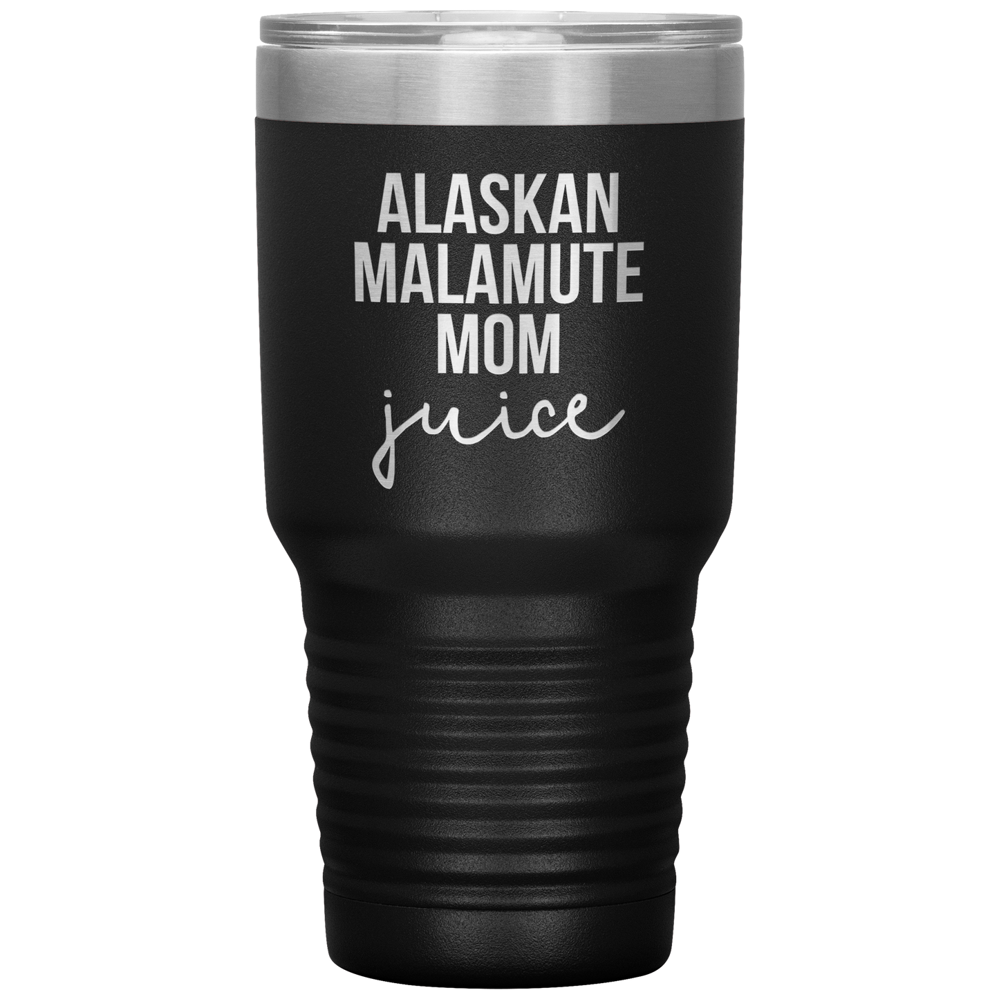 Alaskan Malamute Mom Tumbler, Funny Travel Coffee Mug, Birthday Gifts for Men and Women