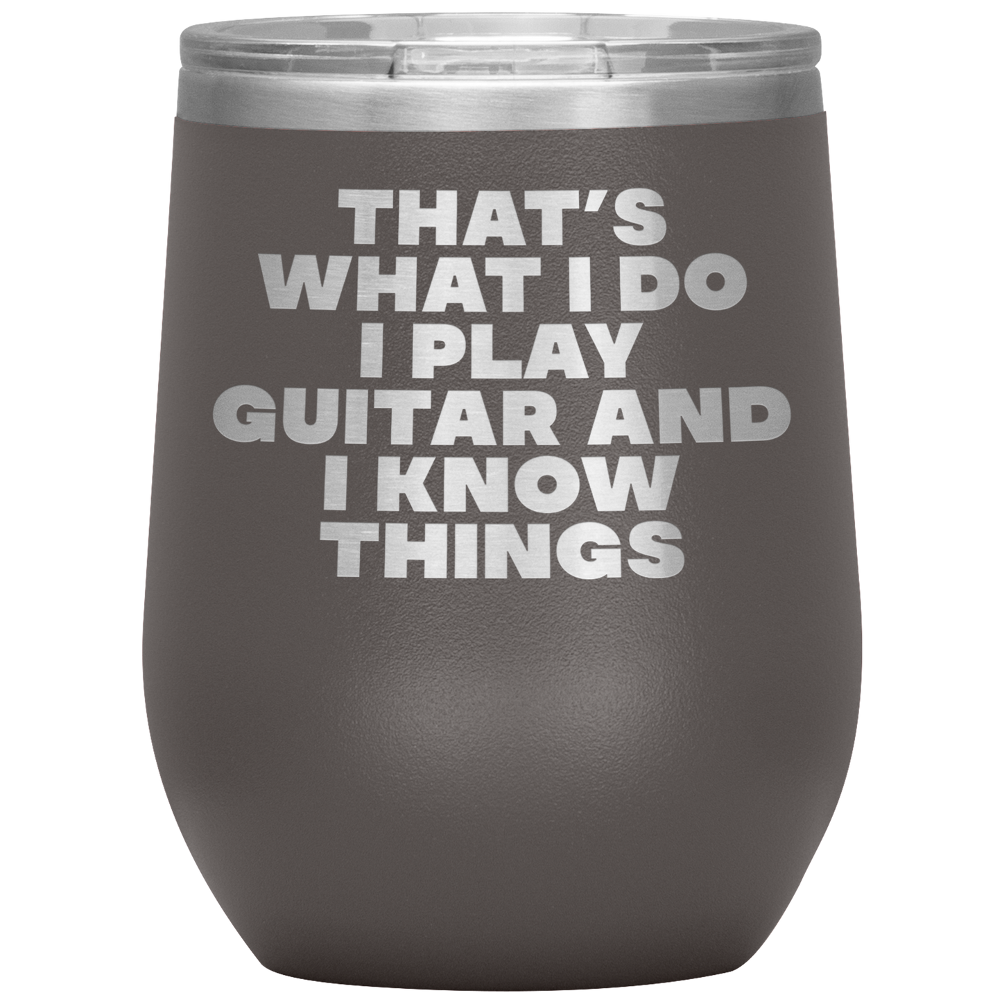 Guitarist Wine Tumbler, Guitarist Gifts, Travel Wine Cup, Birthday Gifts for Men and Women