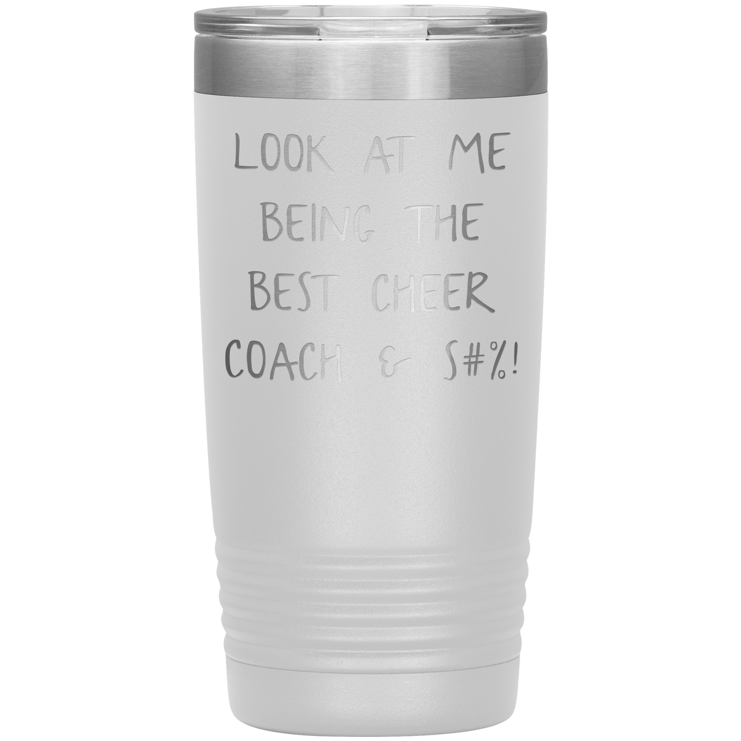 Cheer Coach Tumbler, Mortician Travel Coffee Mug, Cheer Coach Gifts, Birthday Gift Ideas for Men and Women