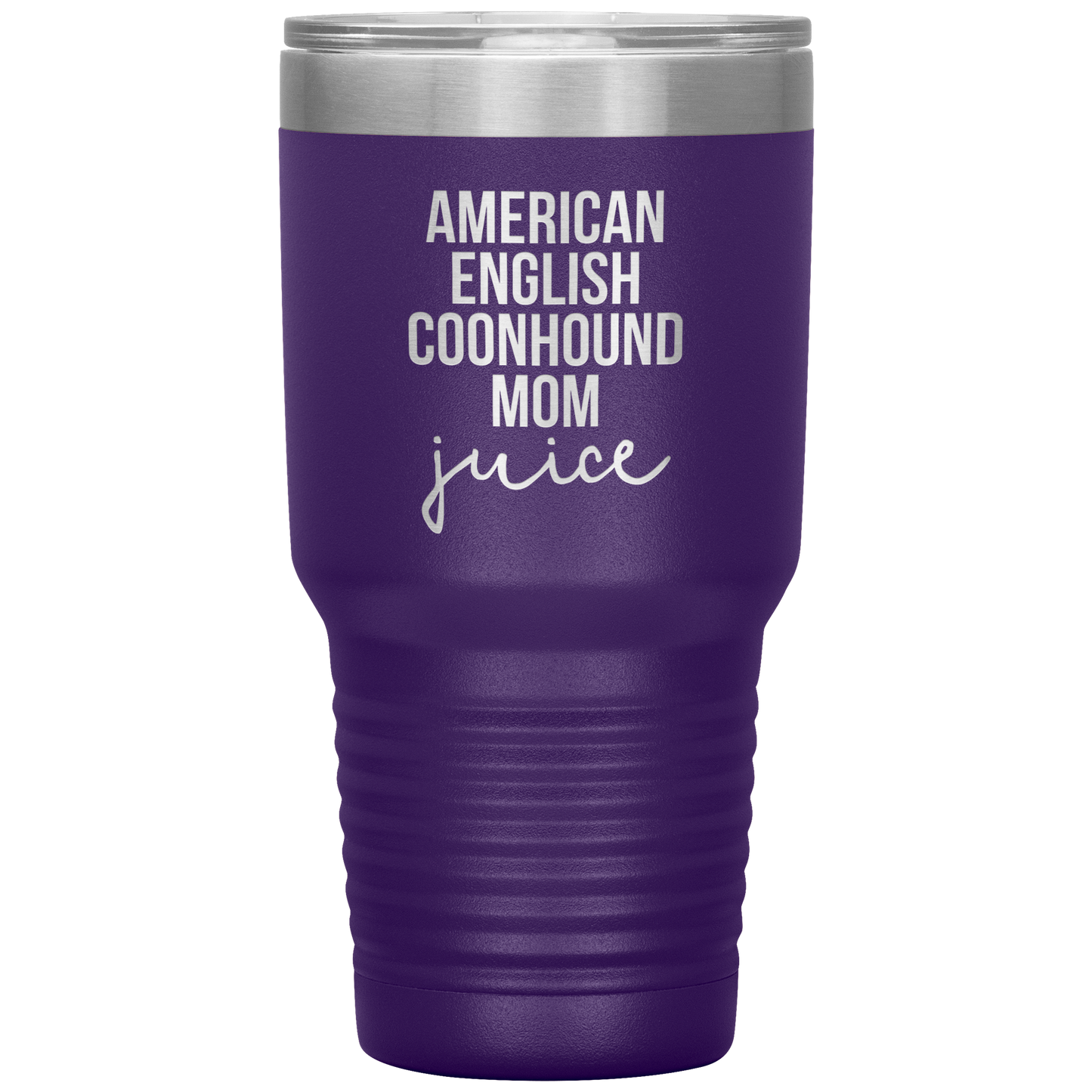 American English Coonhound Mom Tumbler, Funny Travel Coffee Mug, Birthday Gifts for Men and Women