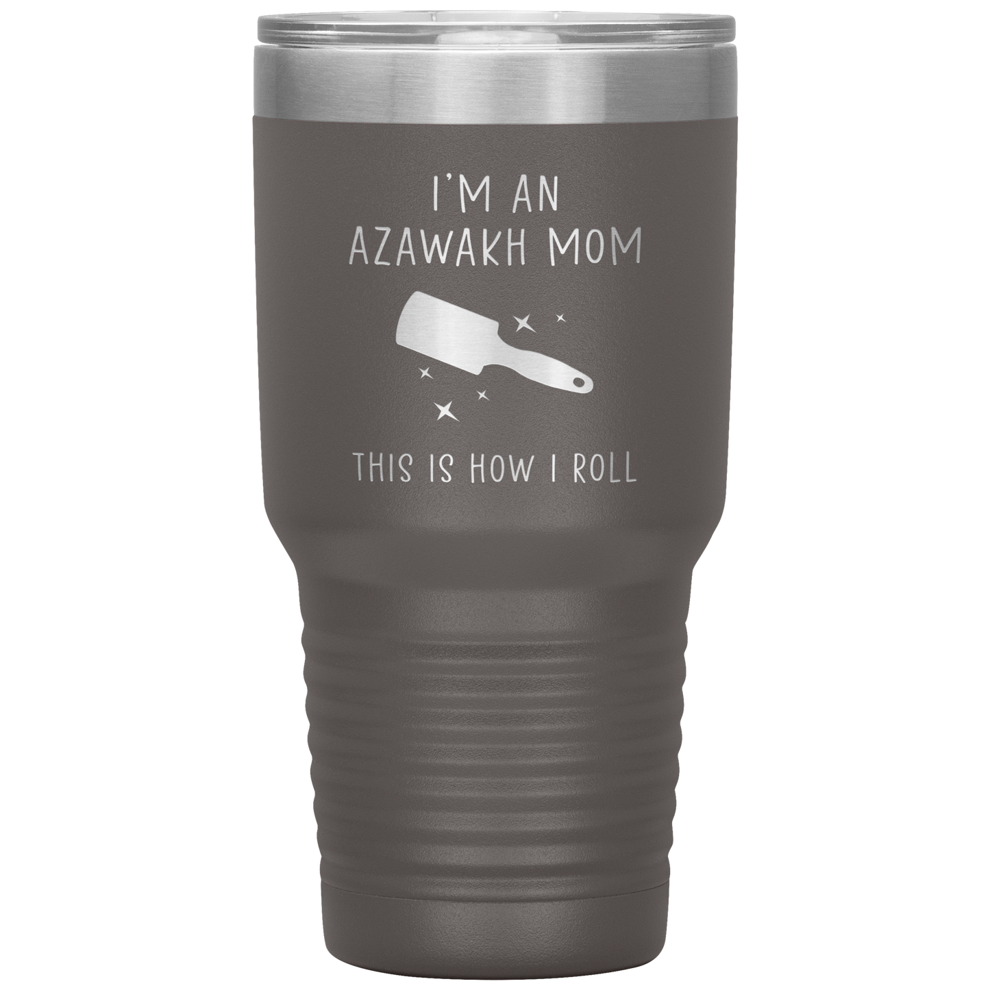 Azawakh Mom Tumbler, Funny Travel Coffee Mug, Birthday Gifts for Men and Women