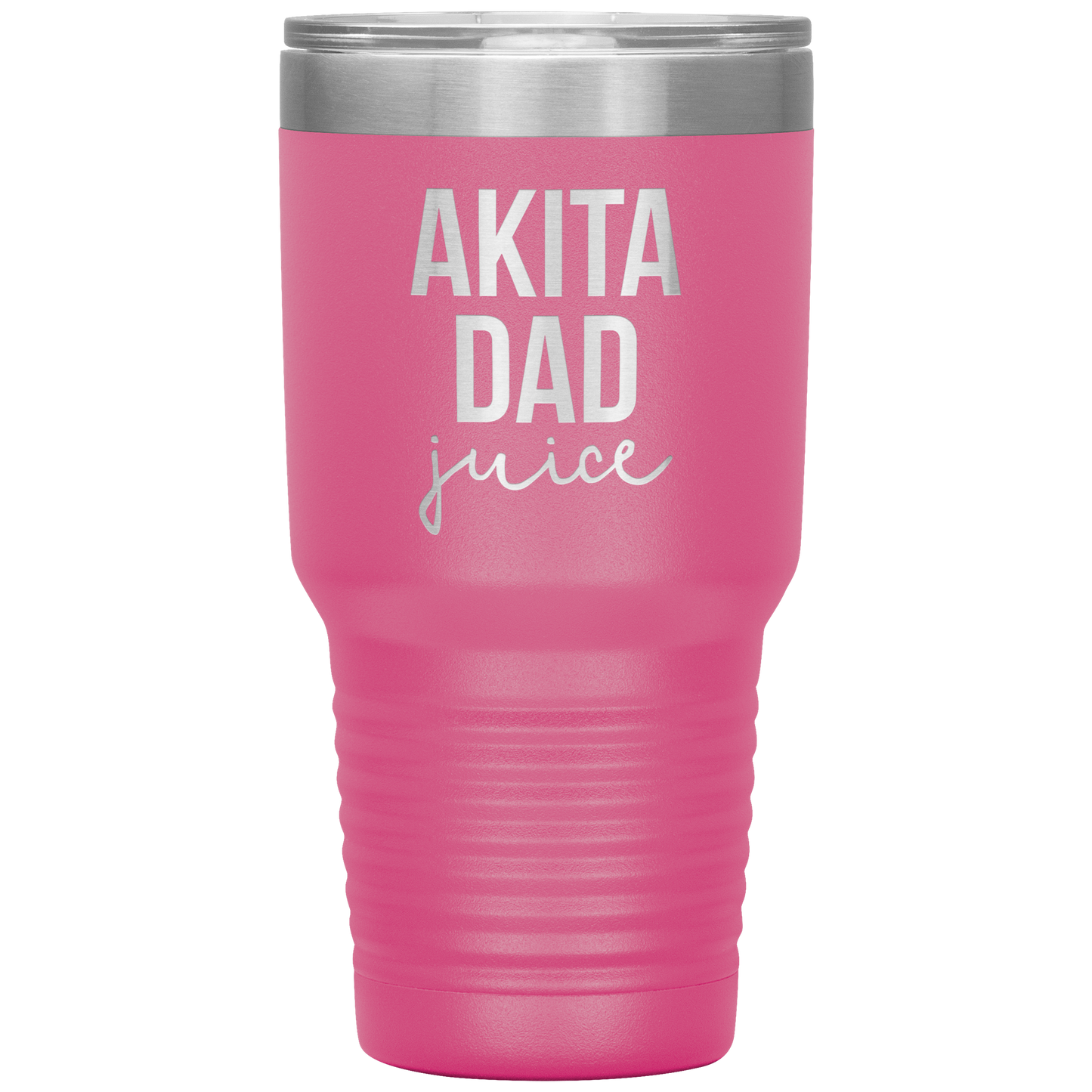 Akita Dad Tumbler, Funny Travel Coffee Mug, Birthday Gifts for Men and Women