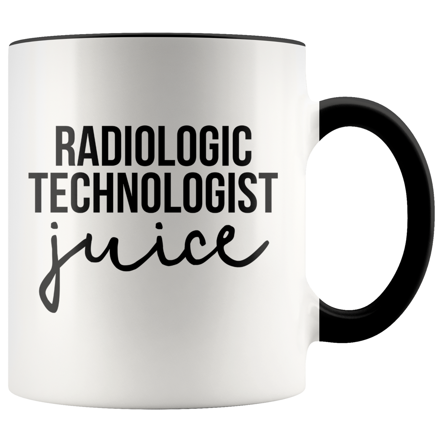 Radiologic Technologist Gifts, Coffee Mug, Two Tone Accent Cup, Birthday Gift for Men and Women