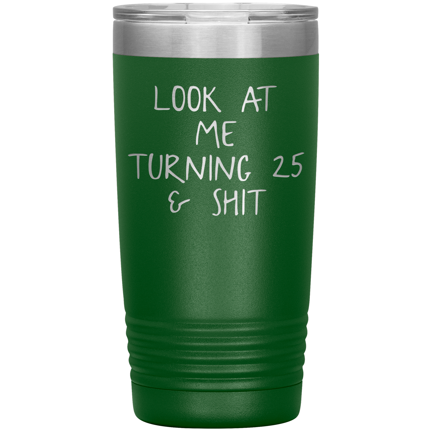 25th Birthday Tumbler, 25th Birthday Gifts, Travel Coffee Mug, Birthday Gifts for Men and Women