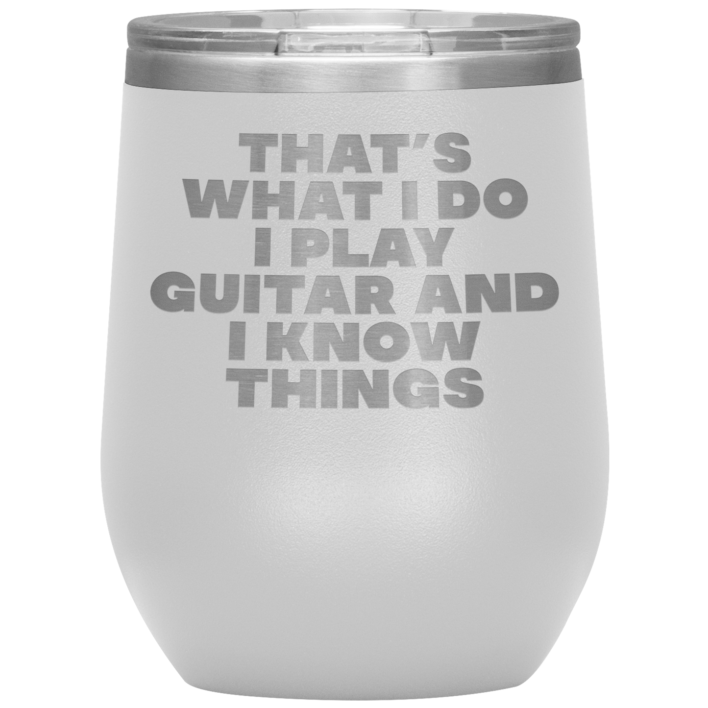 Guitarist Wine Tumbler, Guitarist Gifts, Travel Wine Cup, Birthday Gifts for Men and Women