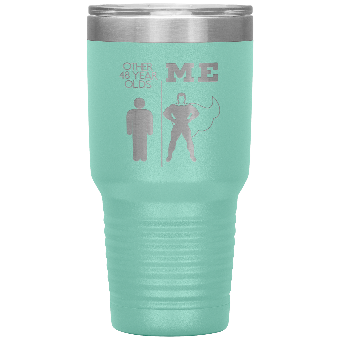 48th Birthday Tumbler, 48th Birthday Gifts, Travel Coffee Mug, Birthday Gifts for Men and Women