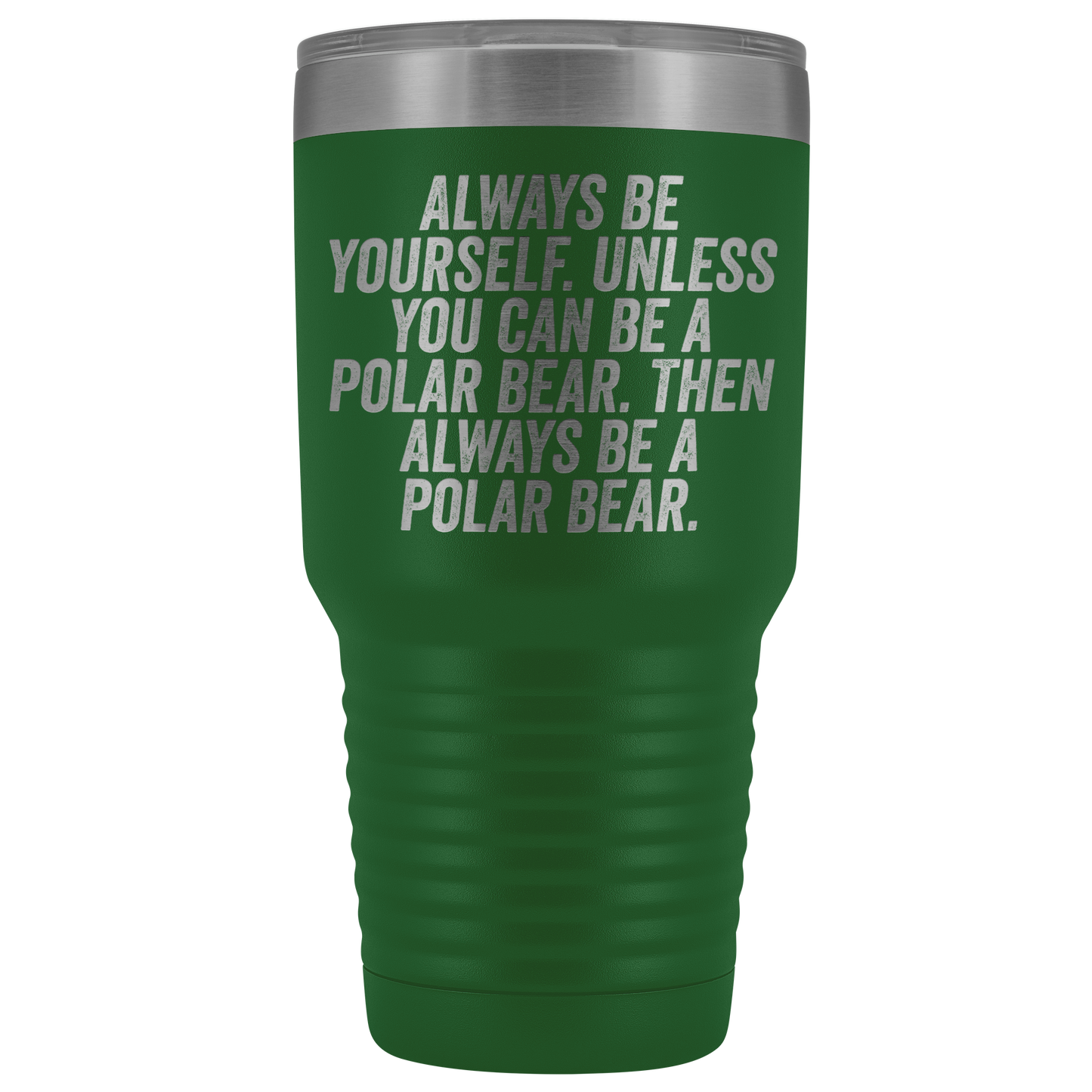 Tumbler Polar Bear Dons Polar Bear, Mug de l'ours polaire