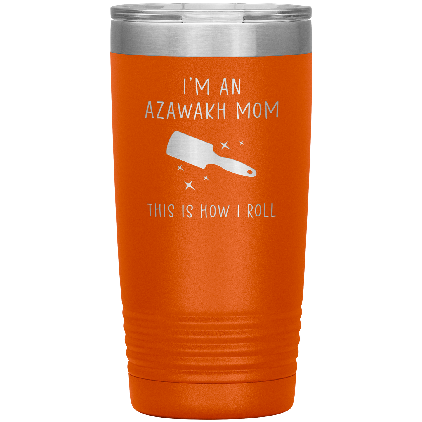 Azawakh Mom Tumbler, Funny Travel Coffee Mug, Birthday Gifts for Men and Women