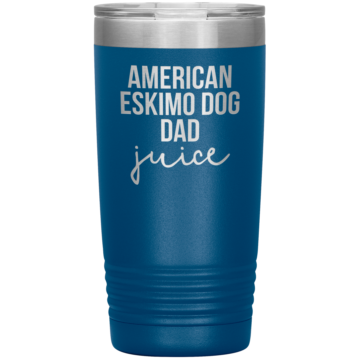 American Eskimo Dog Dad Tumbler, Funny Travel Coffee Mug, Birthday Gifts for Men and Women