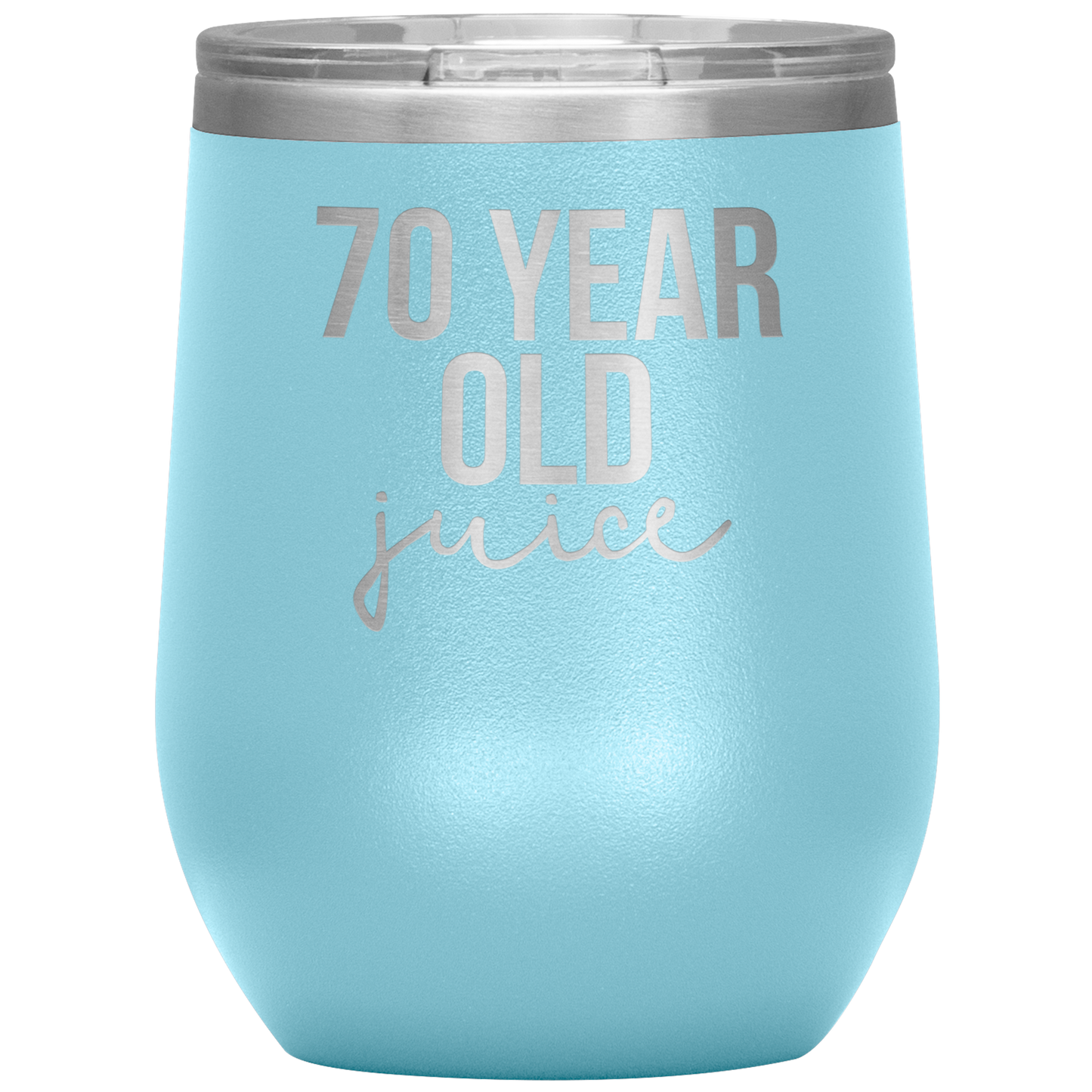 70th Birthday Gifts, 70th Birthday Wine Cup, 70 Year Old Birthday Wine Tumbler, Birthday Gifts for Men and Women