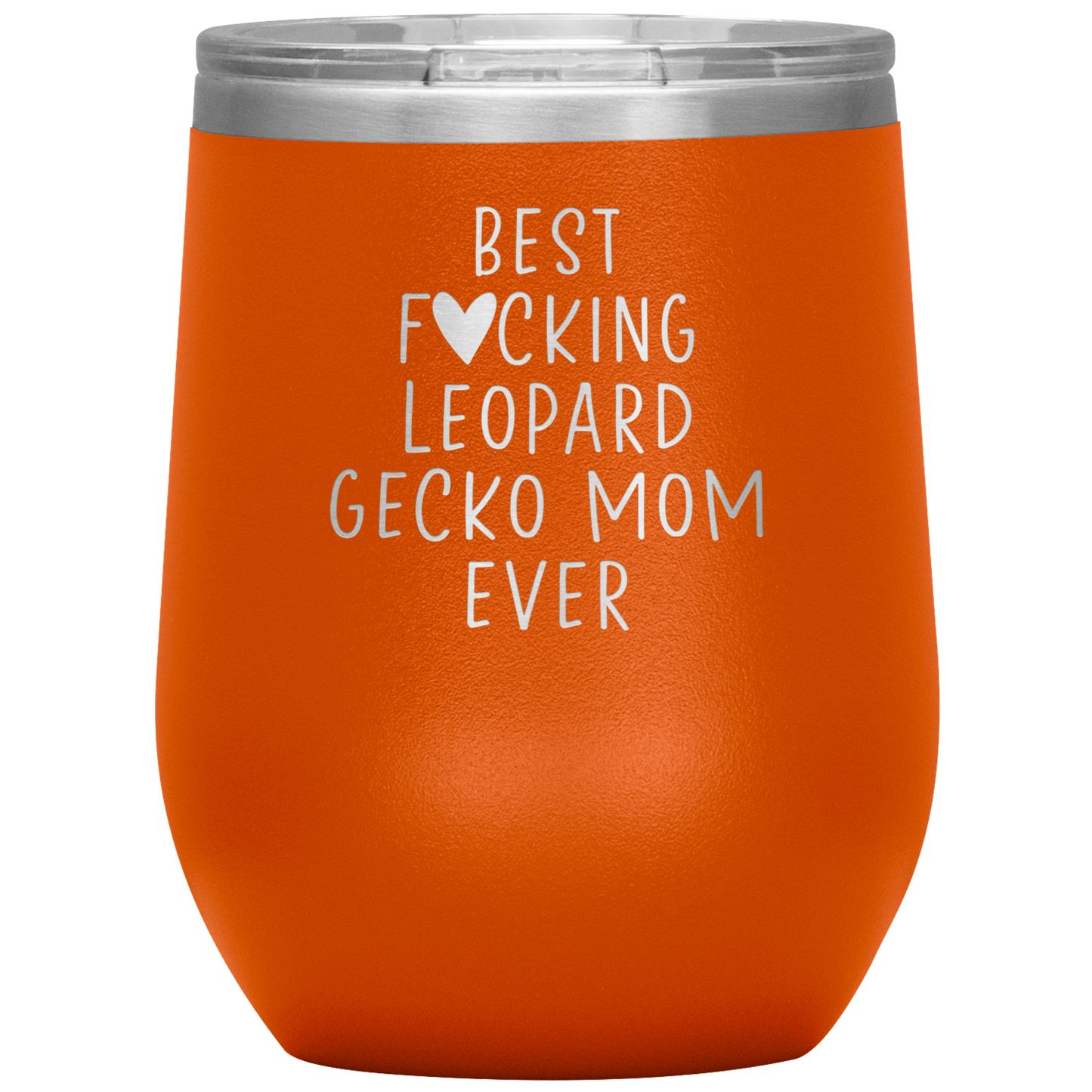 Leopard Gecko Mom Wine Tumbler, Leopard Gecko Mom Gifts, Travel Wine Cup, Birthday Gifts for Men and Women