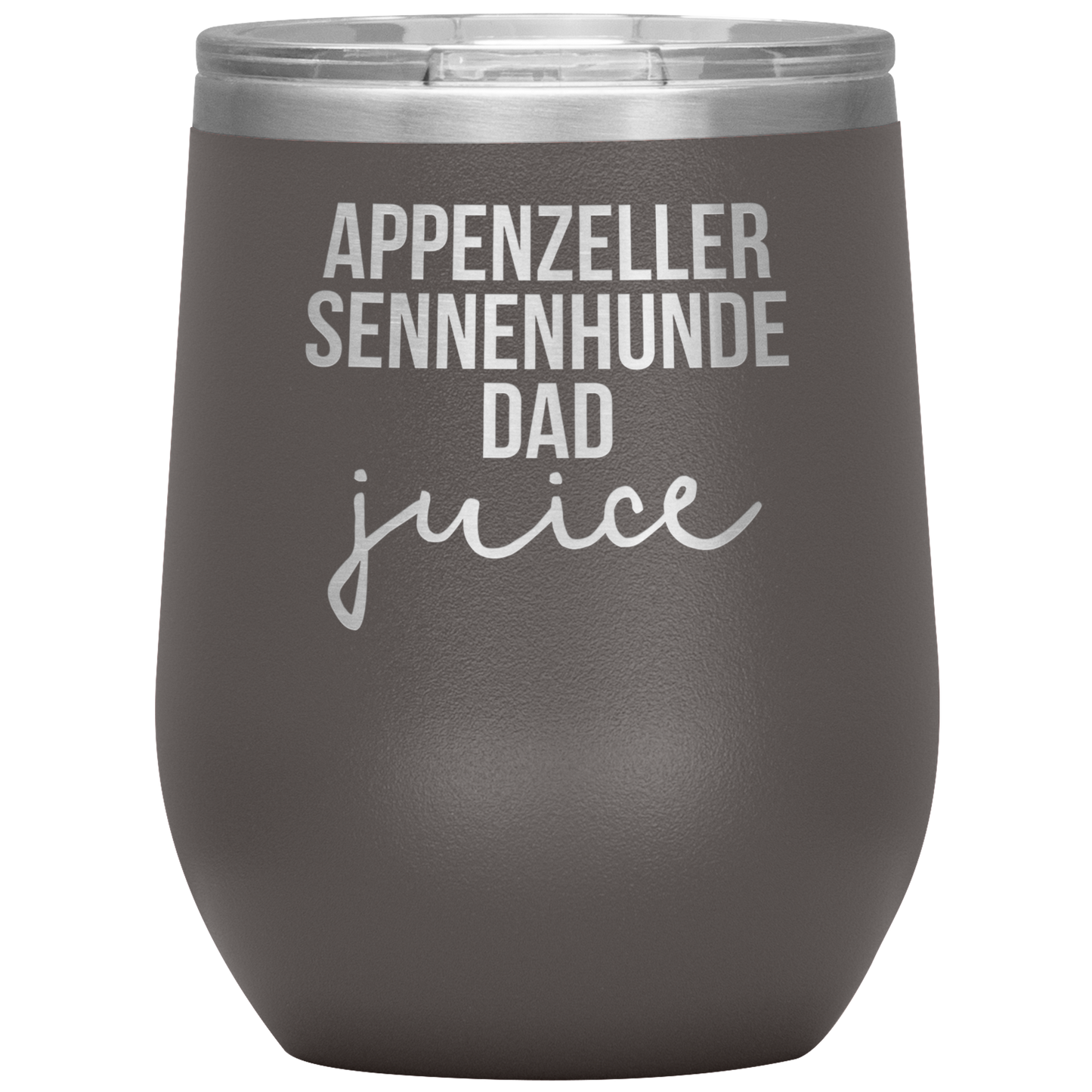 Appenzeller Sennenhunde Dad Wine Tumbler, Funny Travel Wine Cup, Birthday Gifts for Men and Women