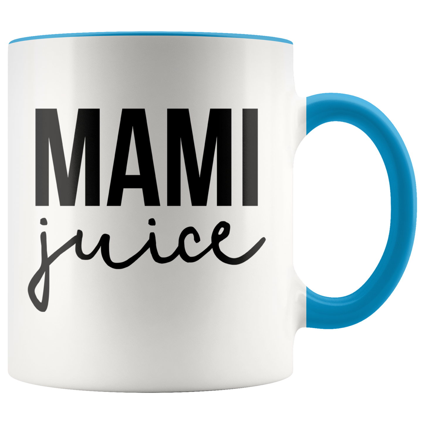 Mami Gifts, Coffee Mug, Two Tone Accent Cup, Birthday Gift for Men and Women