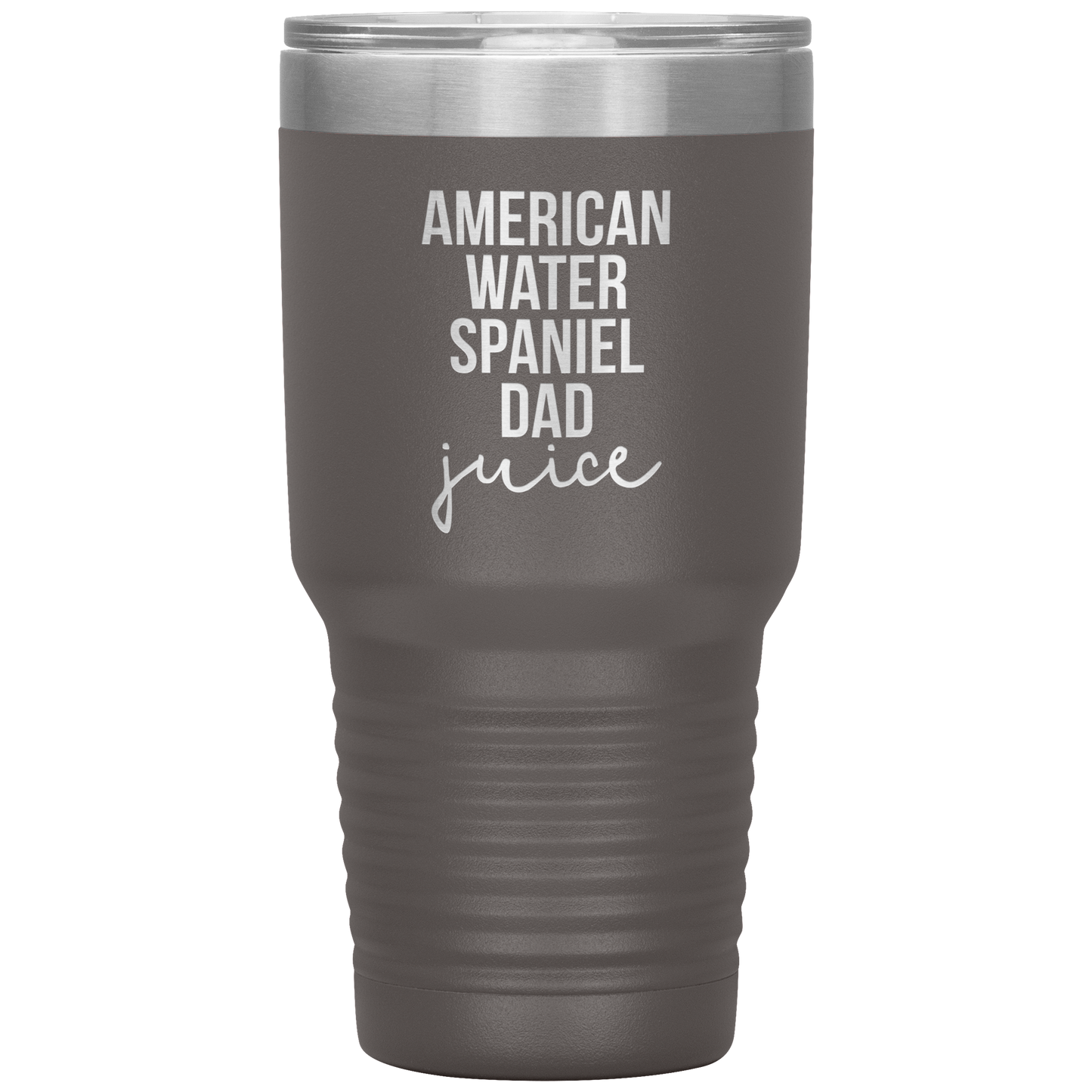 American Water Spaniel Dad Tumbler, Funny Travel Coffee Mug, Birthday Gifts for Men and Women