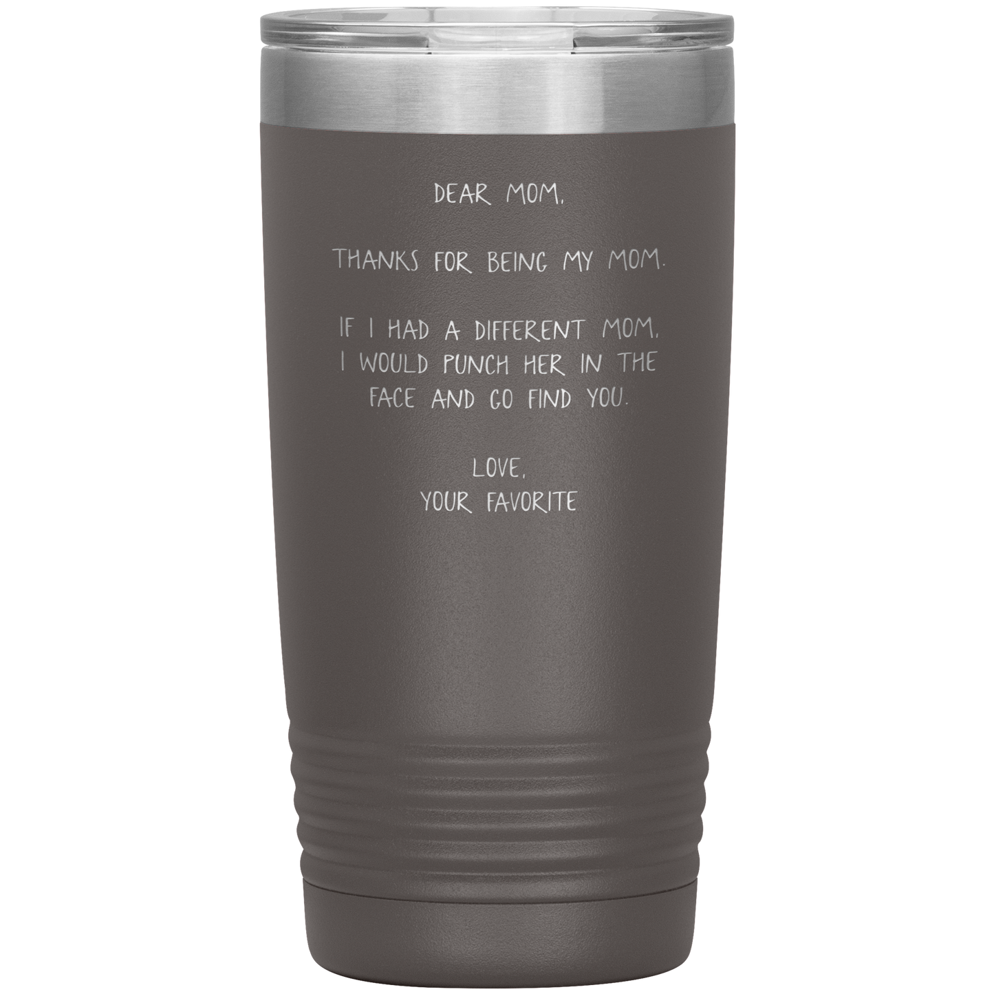 Mom Tumbler, Funny Travel Coffee Mug, Birthday Gifts for Men and Women